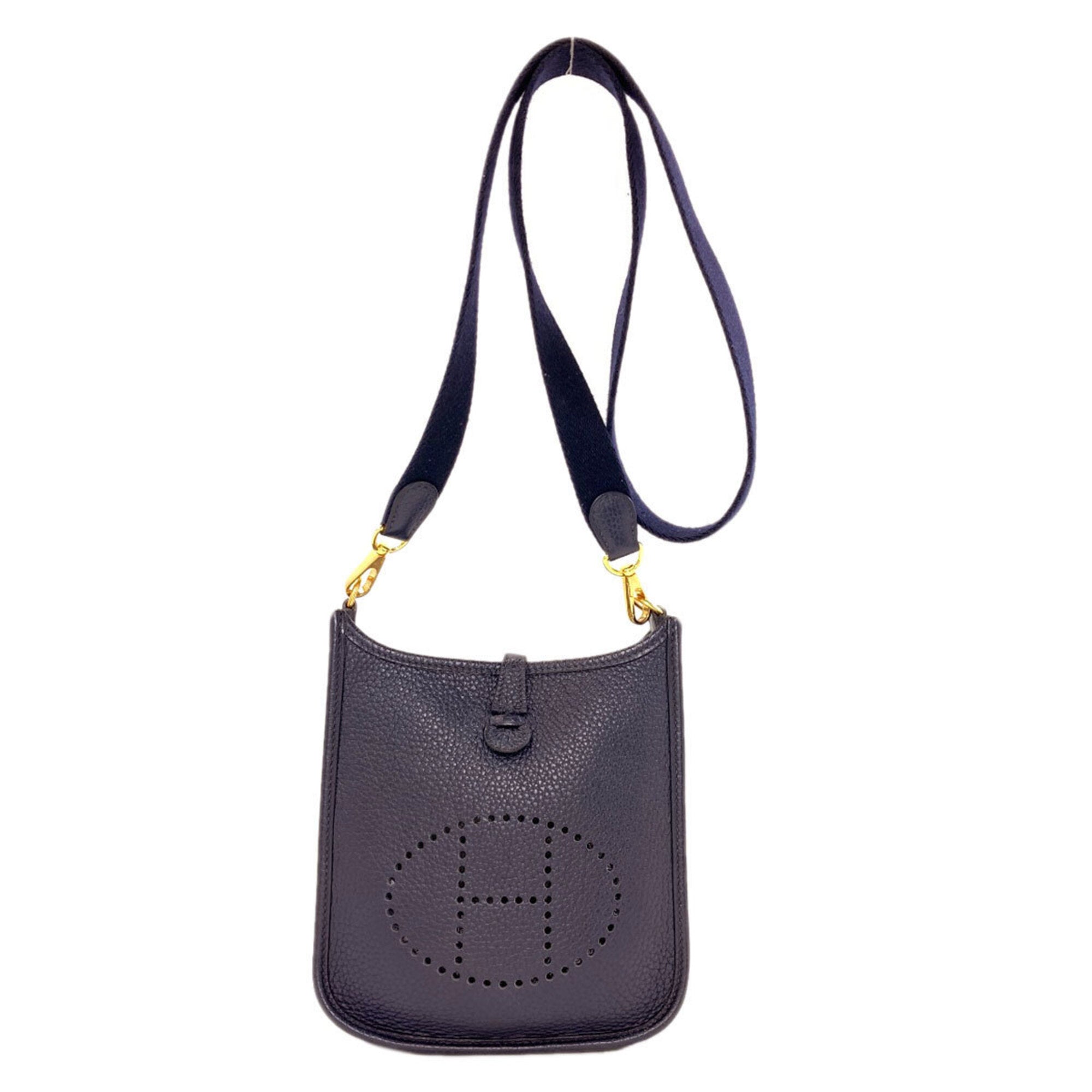 Hermes Navy Shoulder Bag (Pre-Owned)