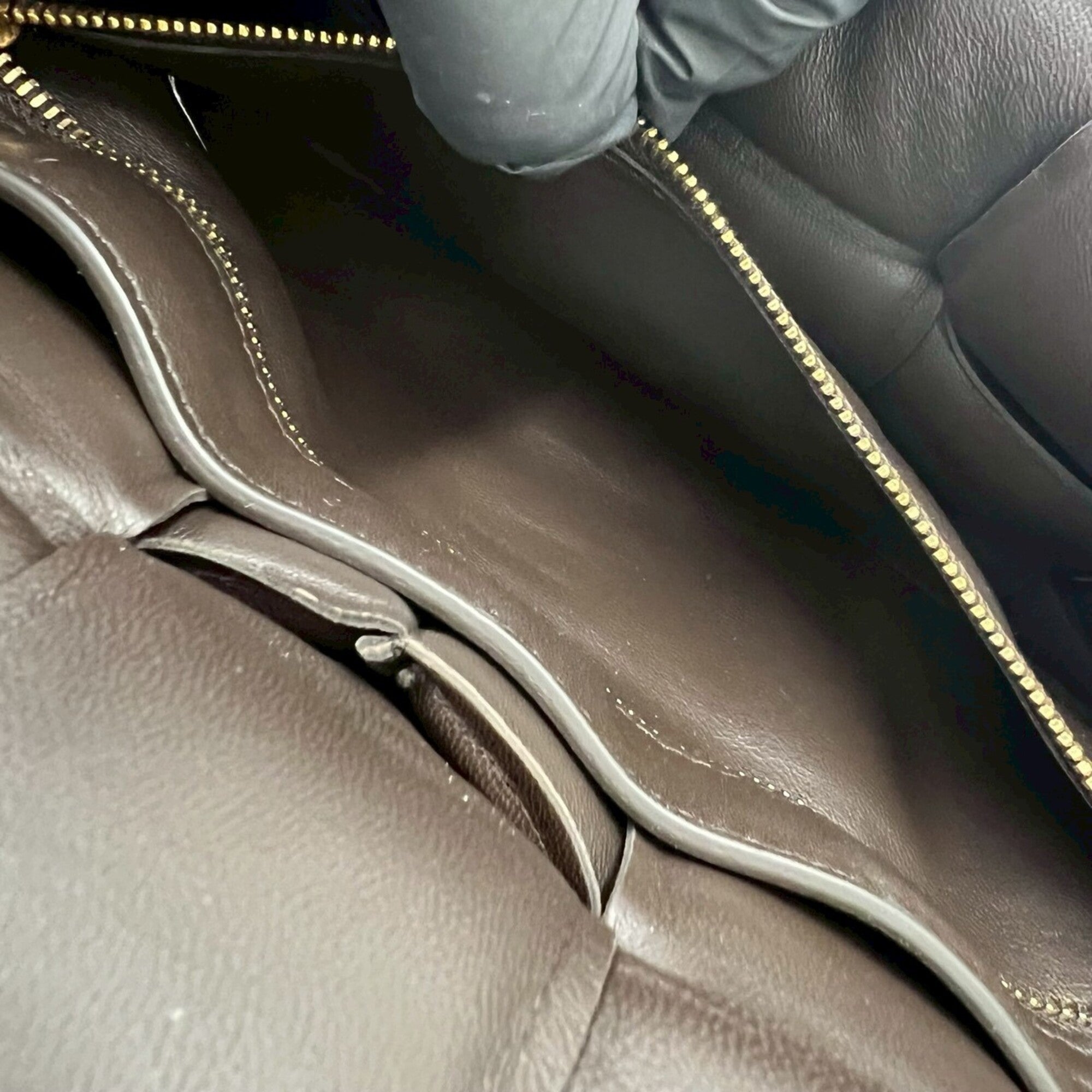 Bottega Veneta Brown Leather Shoulder Bag (Pre-Owned)