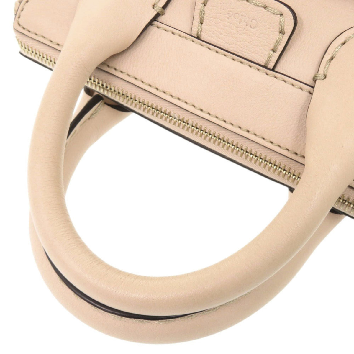 Chloé Pink Leather Handbag Shoulder Bag (Pre-Owned)