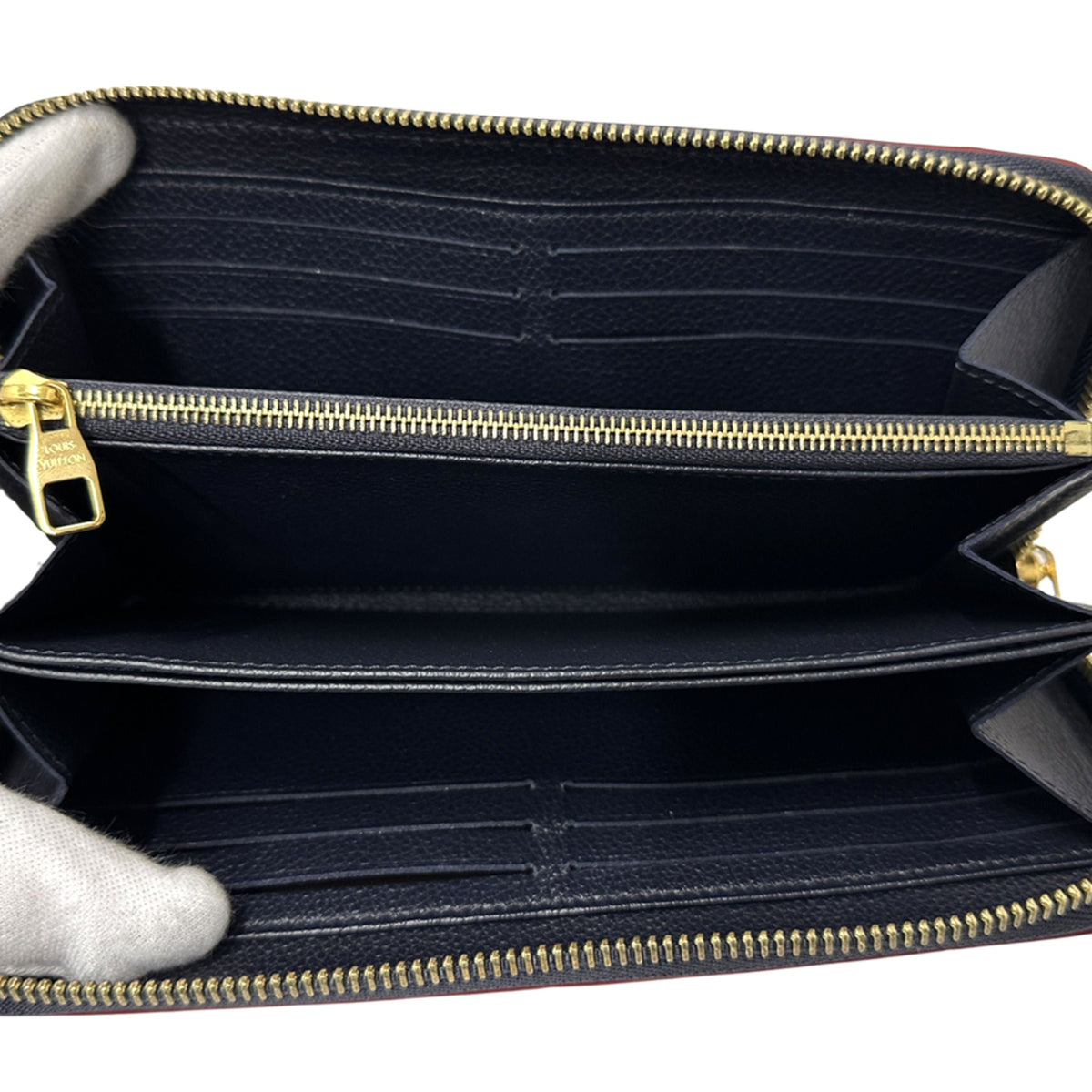 Louis Vuitton Marine Rouge Monogram Empreinte Long Wallet (Bi-Fold) (Pre-Owned)