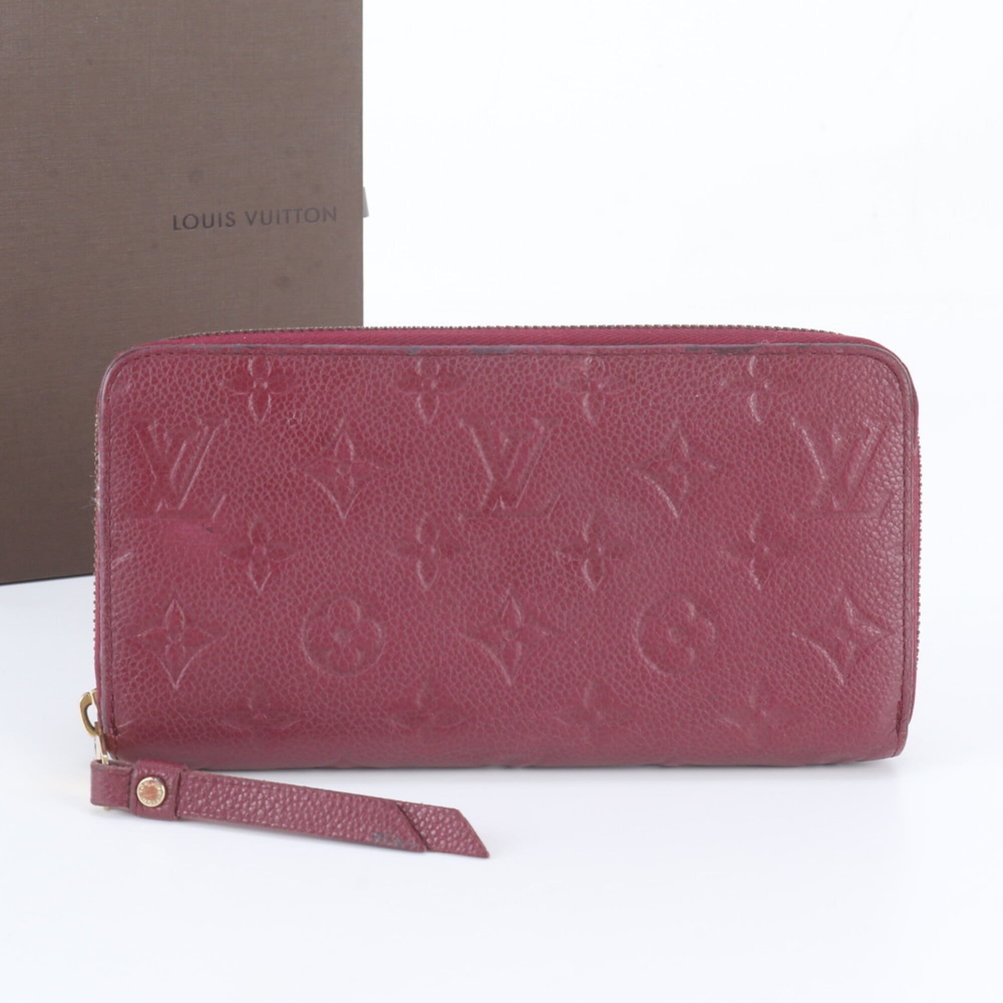 Louis Vuitton Aurore Leather Long Wallet (Bi-Fold) (Pre-Owned)