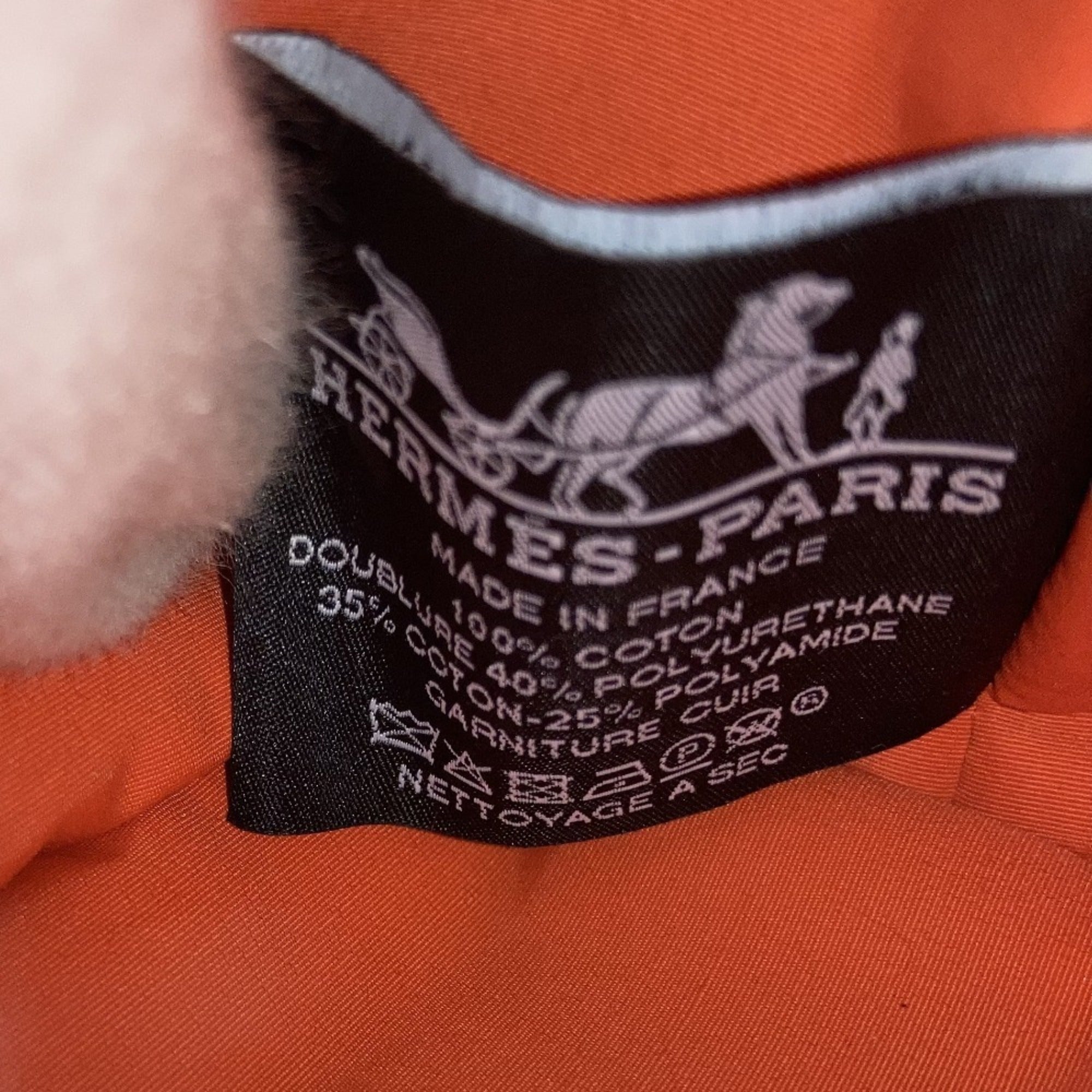 Hermes Bolide Orange Pouch (Pre-Owned)