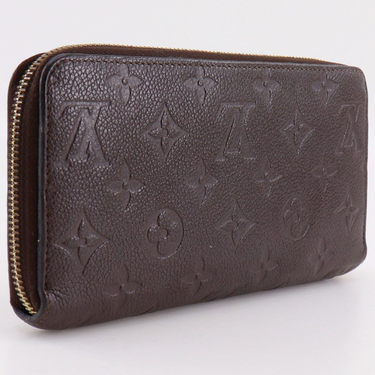 Louis Vuitton Monogram Empreinte Brown Ombre Monogram Empreinte Long Wallet (Bi-Fold) (Pre-Owned)