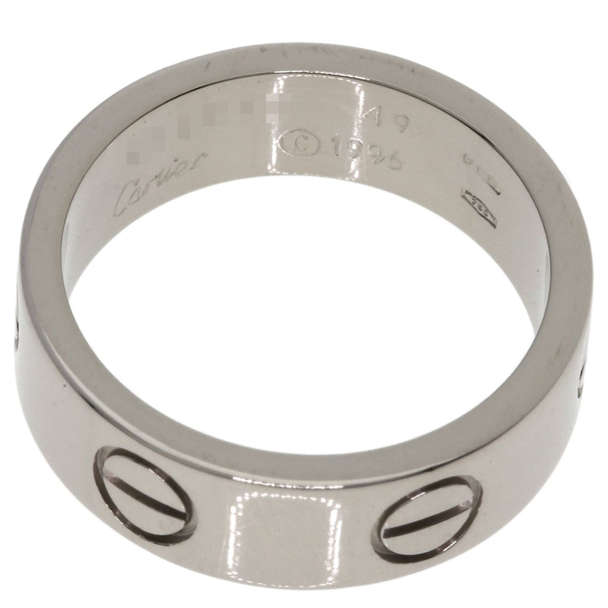 Cartier Love White Gold (18K) Band Ring (Pre-Owned)