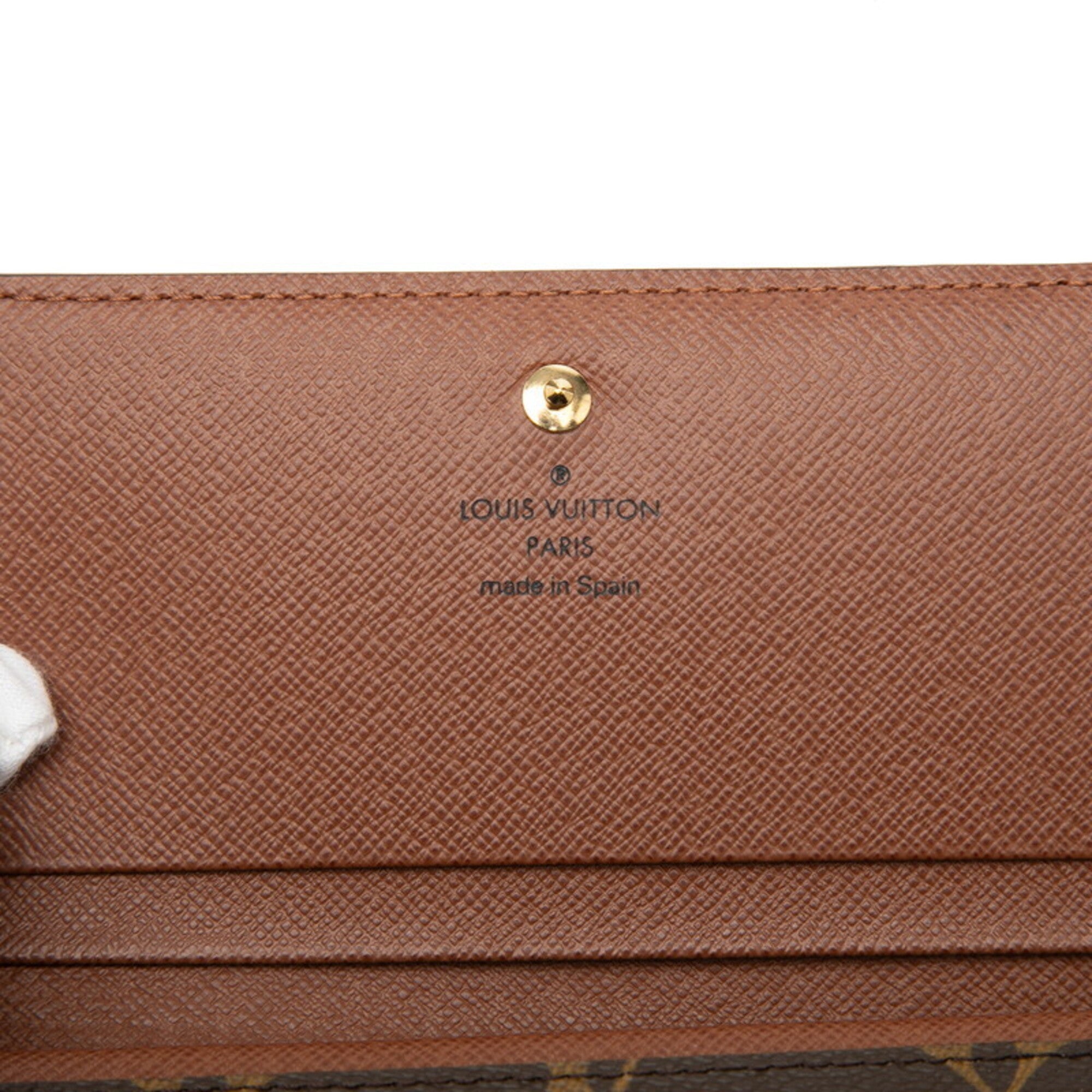 Louis Vuitton Brown Monogram Monogram Wallet (Bi-Fold) (Pre-Owned)