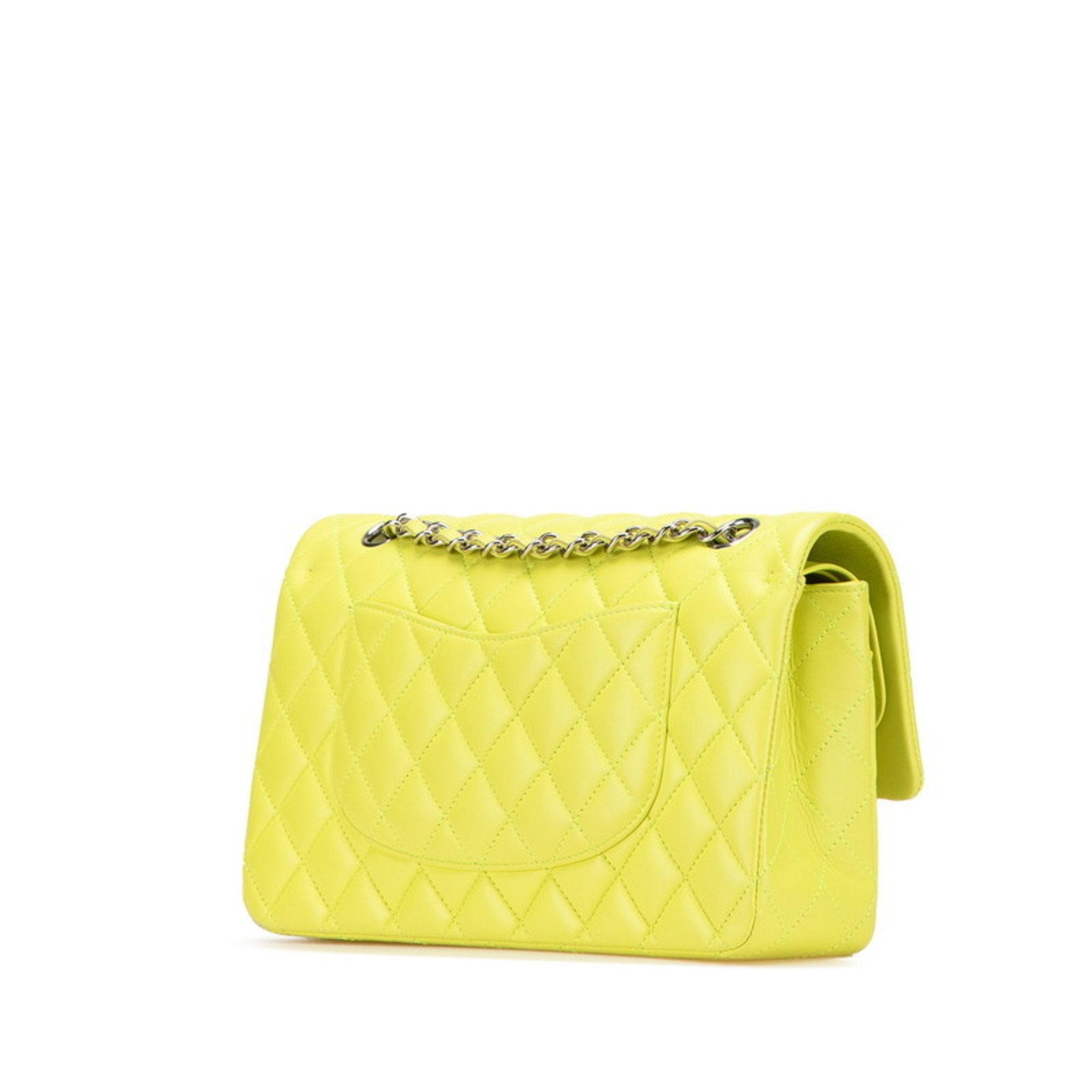 Chanel Matelasse Yellow Handbag Shoulder Bag (Pre-Owned)