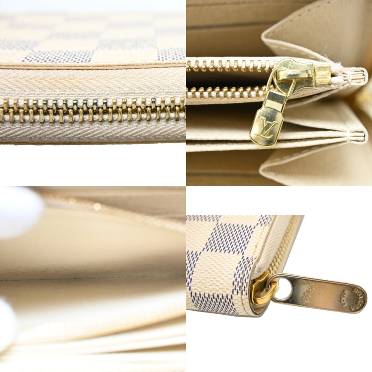 Louis Vuitton Azur Damier Azur Long Wallet (Bi-Fold) (Pre-Owned)