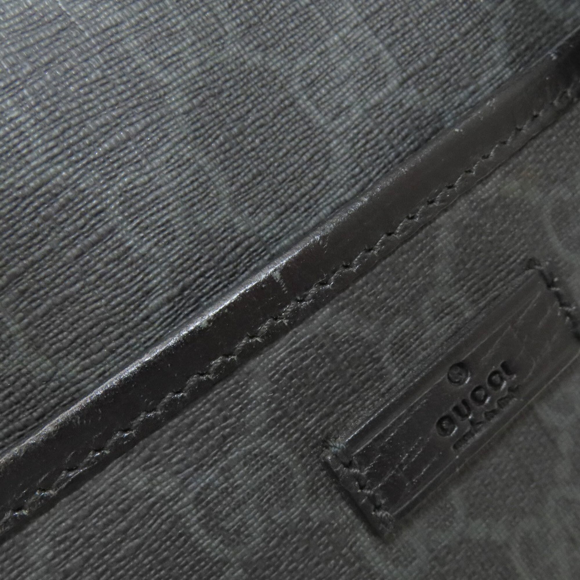 Gucci Black Gg Supreme Shoulder Bag (Pre-Owned)