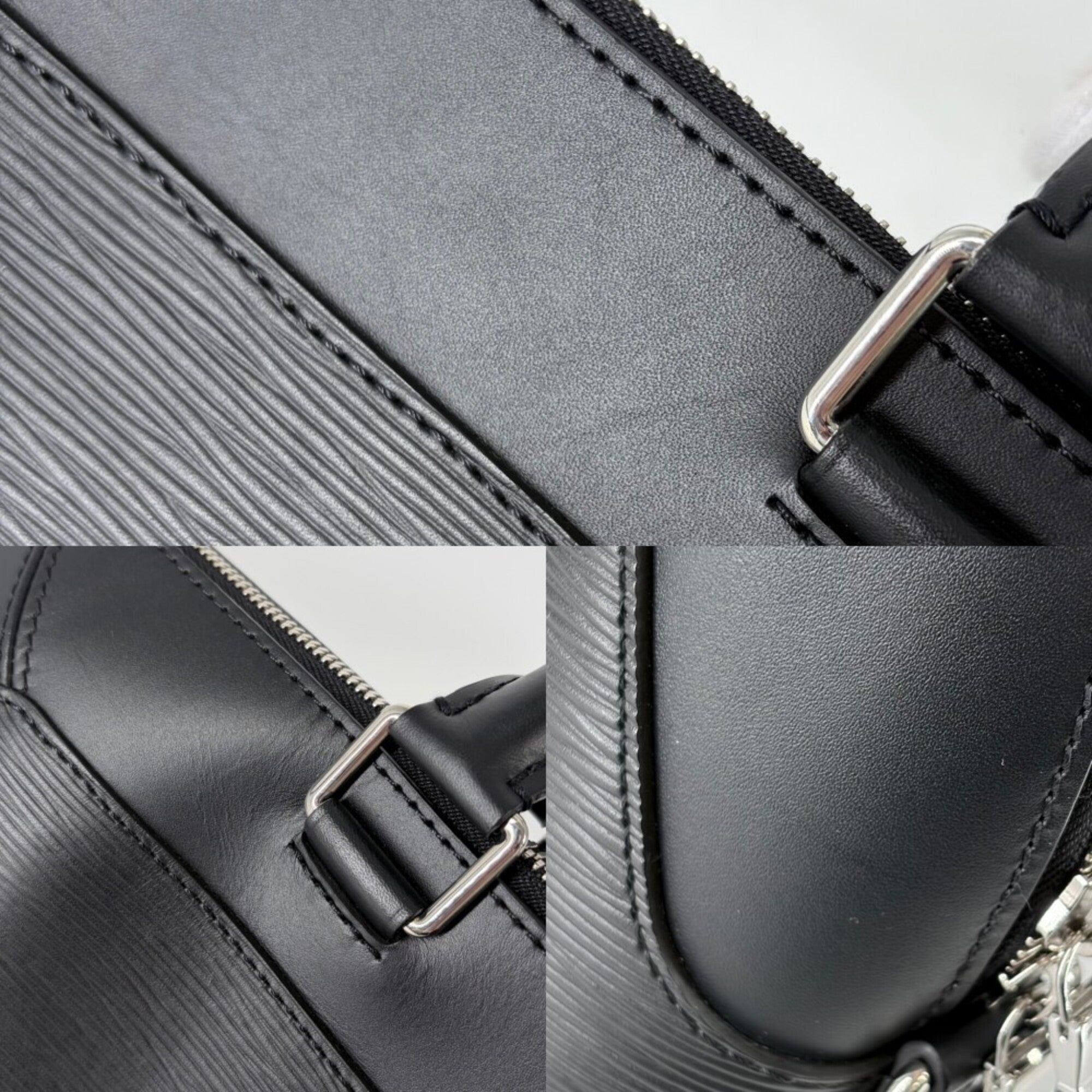 Louis Vuitton Black Epi Leather Briefcase Handbag Shoulder Bag (Pre-Owned)