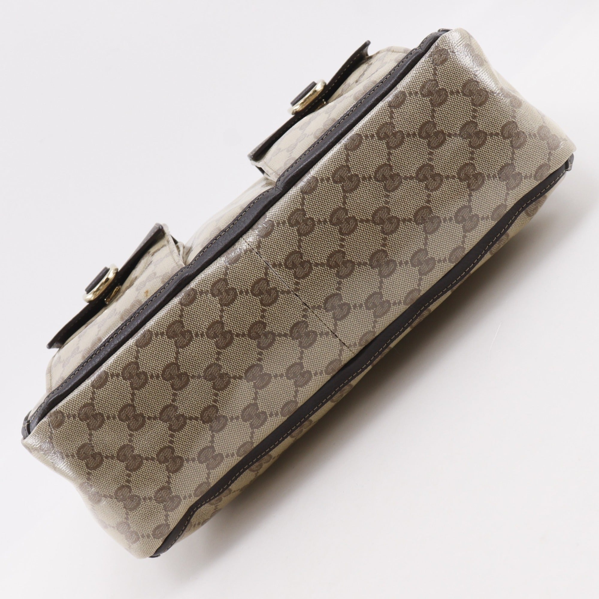 Gucci Brown Gg Crystal Tote Bag (Pre-Owned)