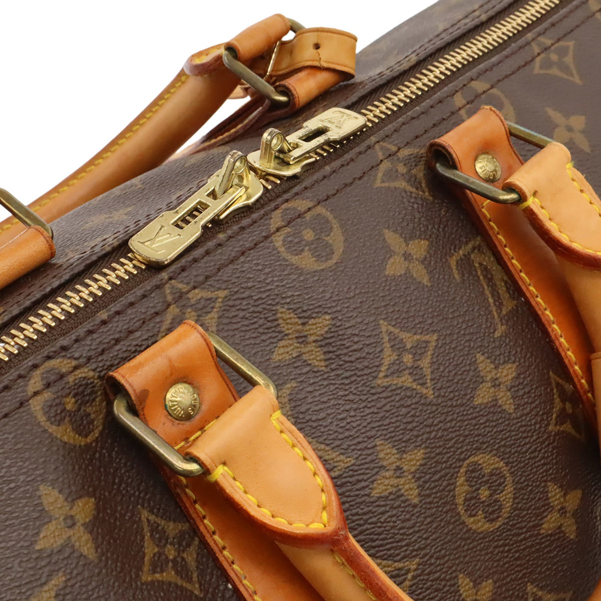 Louis Vuitton Brown Monogram Monogram Boston Bag Handbag (Pre-Owned)