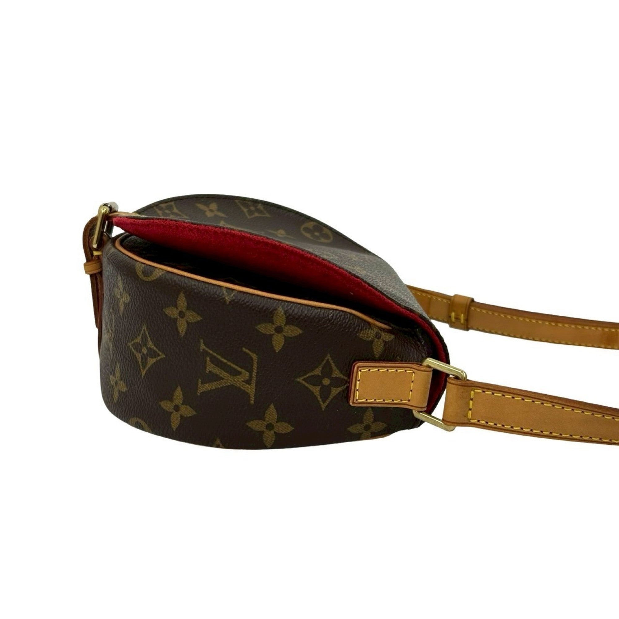 Louis Vuitton Brown Leather Pvc Pochette Shoulder Bag (Pre-Owned)