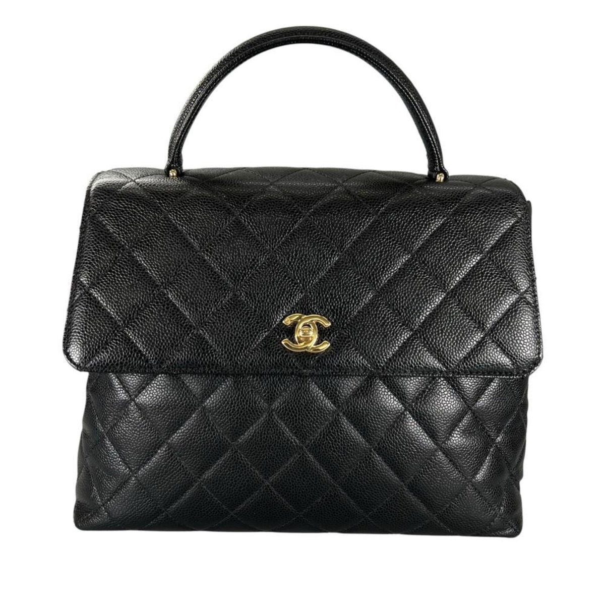 Chanel Matelasse Grained Calfskin Handbag (Pre-Owned)