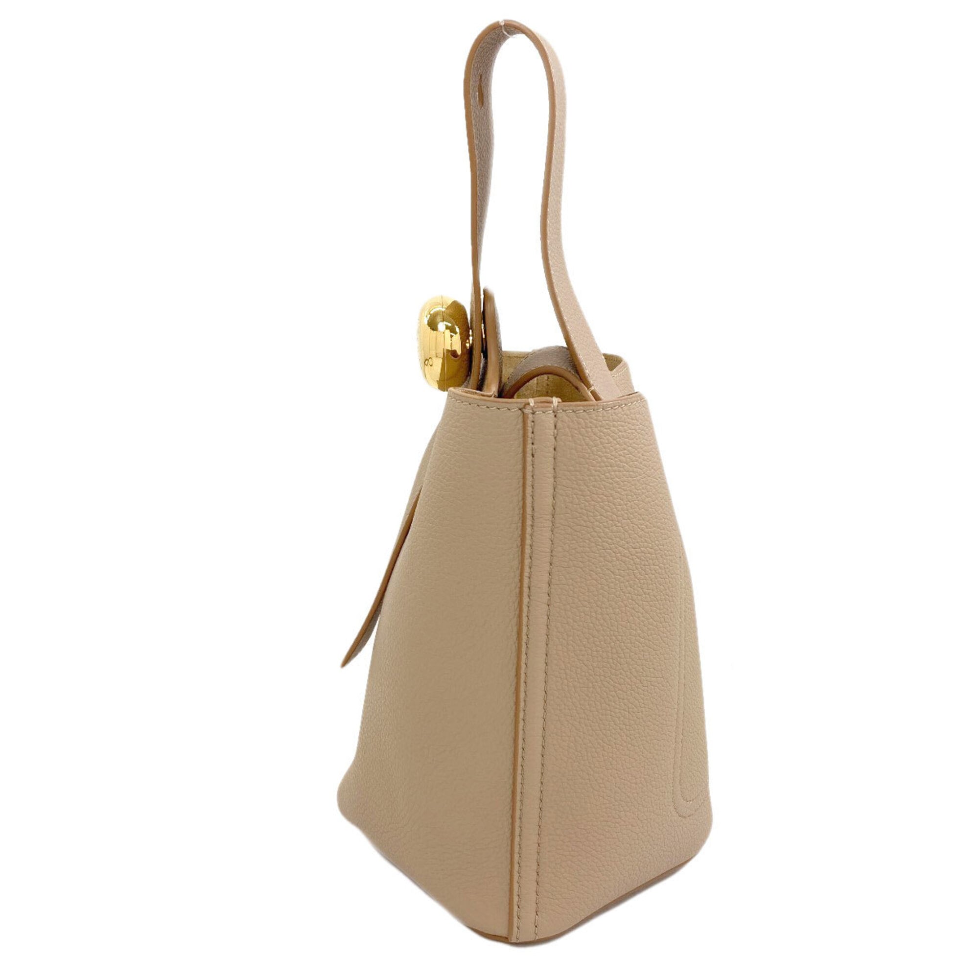 Loewe Sand Leather Handbag (Pre-Owned)