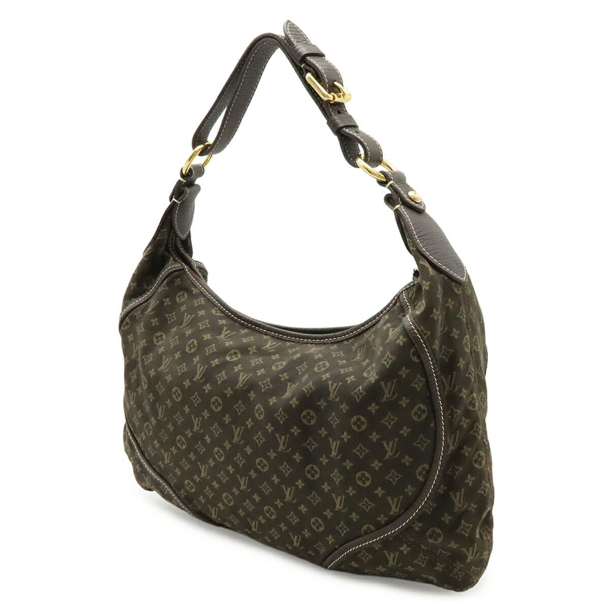 Louis Vuitton Brown Ebene Canvas Shoulder Bag (Pre-Owned)