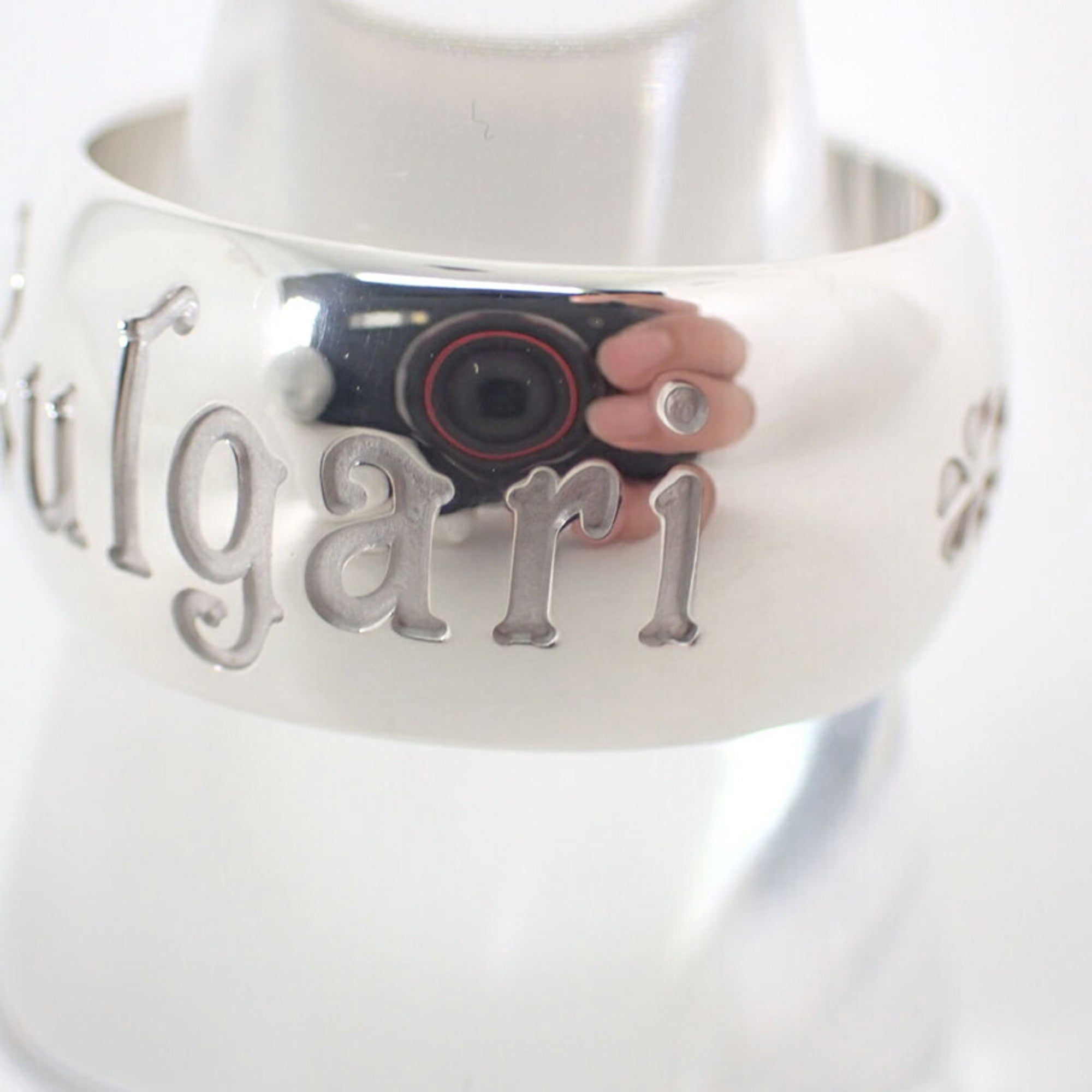 Bvlgari Sterling Silver 925 Band Ring (Pre-Owned)