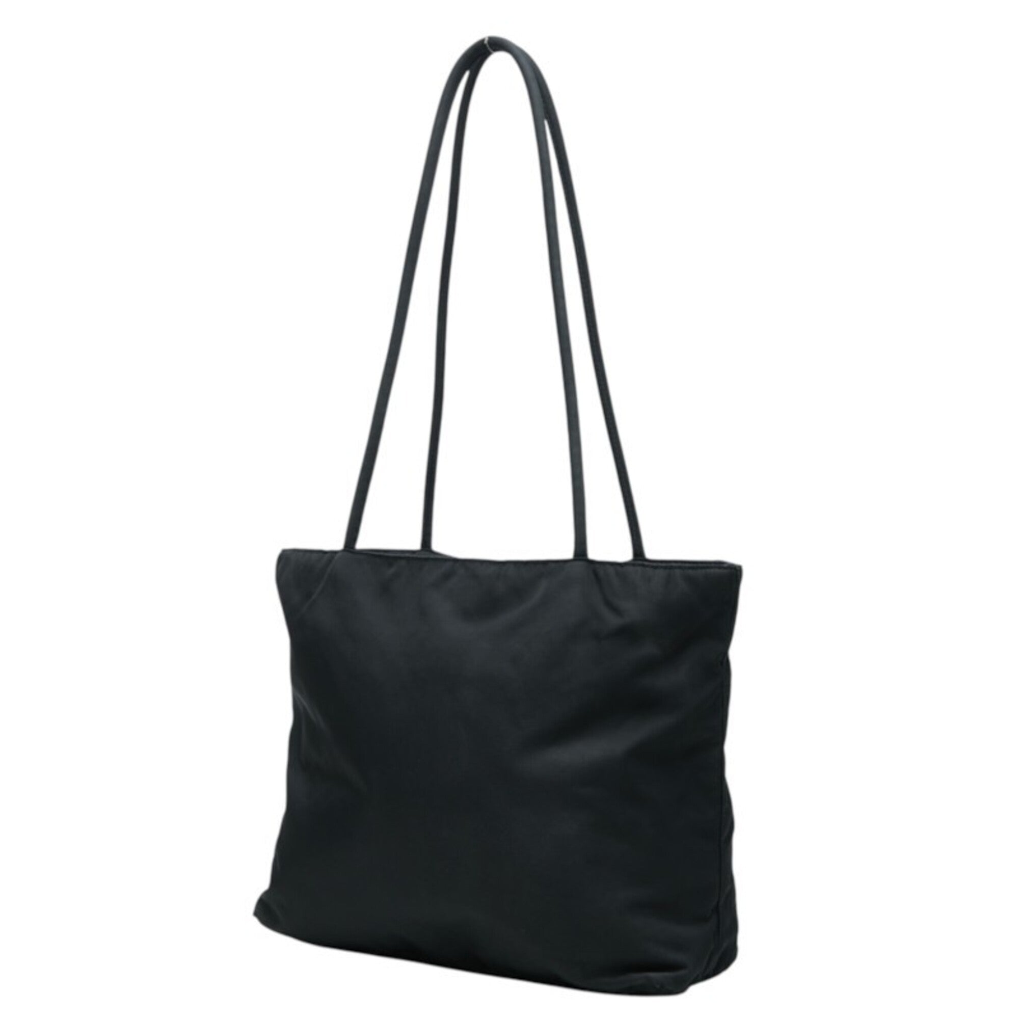 Prada Black Nylon Shoulder Bag Tote Bag (Pre-Owned)