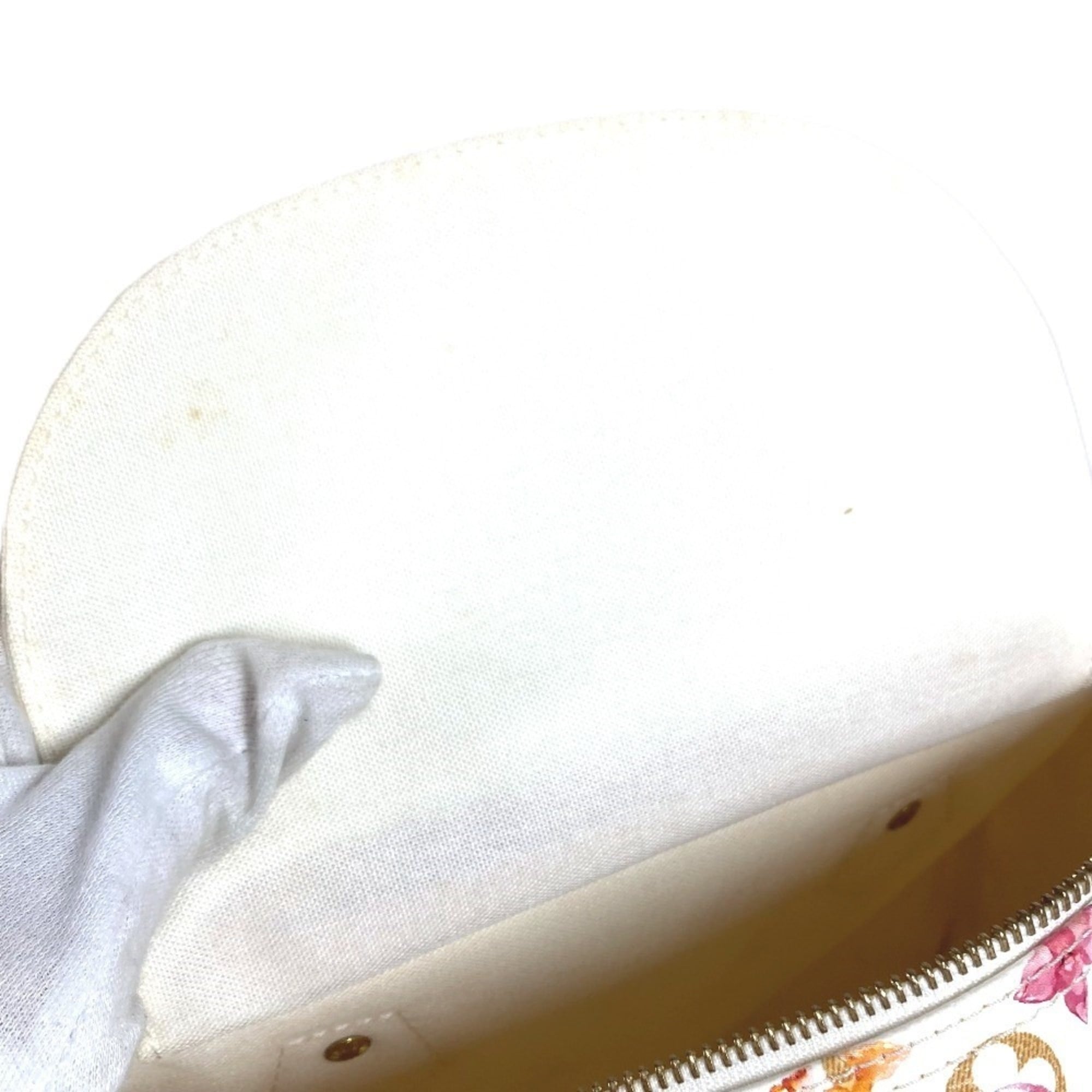 Louis Vuitton Multi-Color White Monogram Boston Bag Handbag (Pre-Owned)