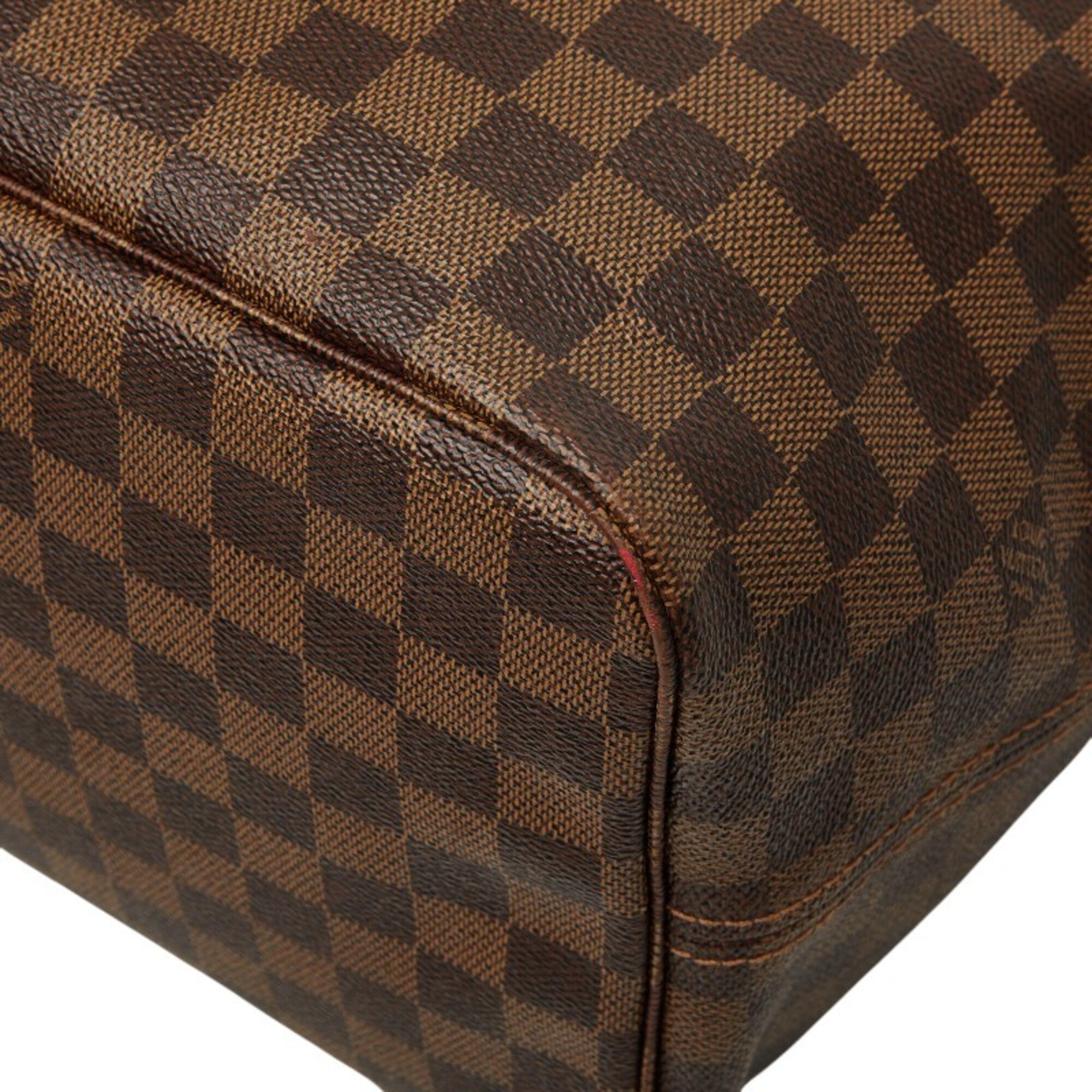 Louis Vuitton Brown Pvc Leather Shoulder Bag Tote Bag (Pre-Owned)