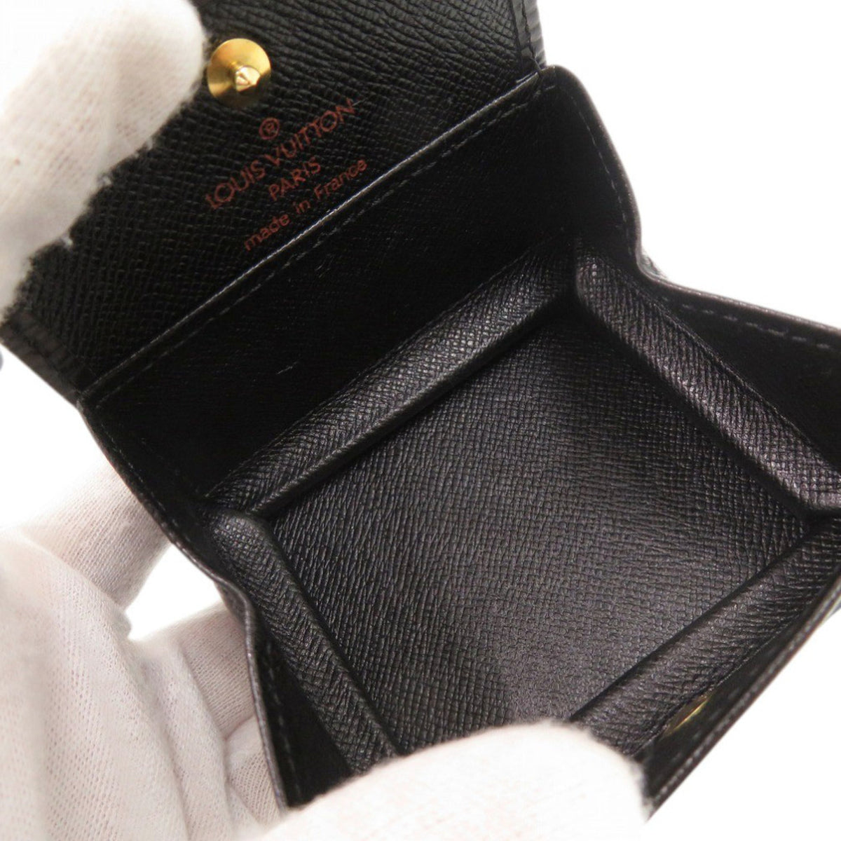 Louis Vuitton Black Epi Leather Coin Purse/Coin Case (Pre-Owned)