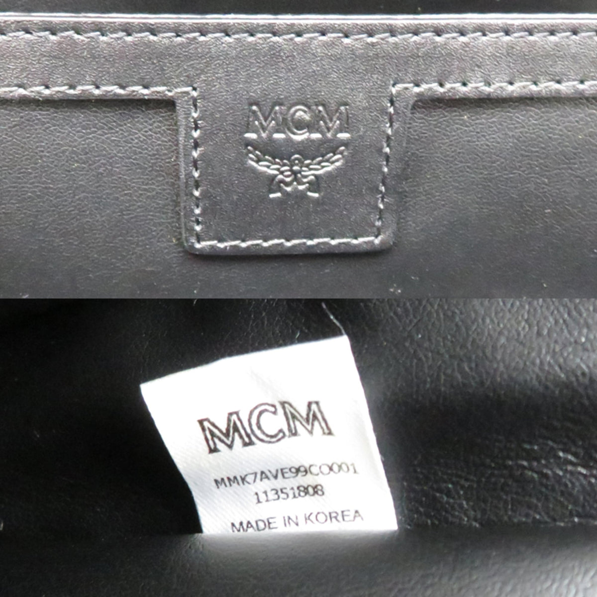 Mcm Brown Pvc Backpack (Pre-Owned)