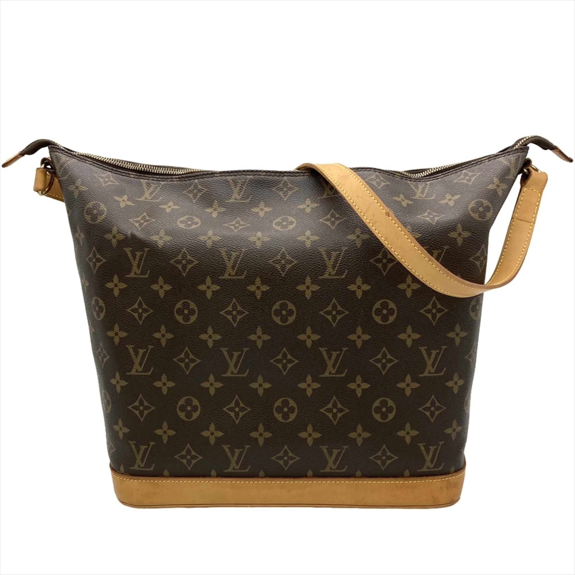 Louis Vuitton Brown Monogram Canvas Shoulder Bag (Pre-Owned)