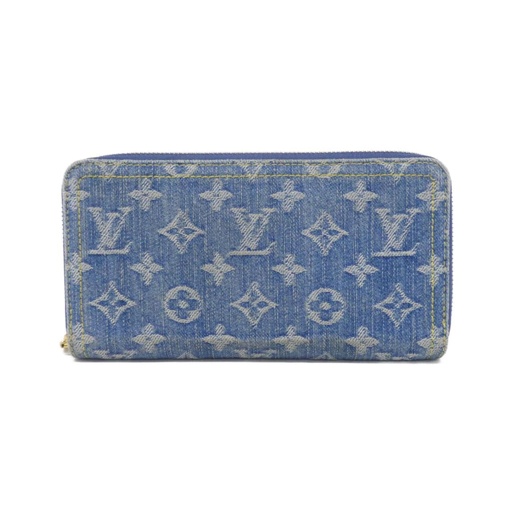 Louis Vuitton Blue Denim Long Wallet (Bi-Fold) (Pre-Owned)