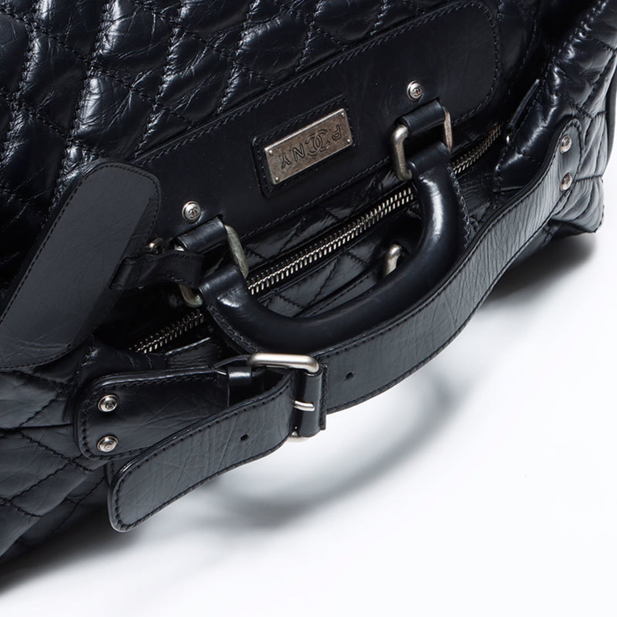 Chanel Black Boston Bag (Pre-Owned)