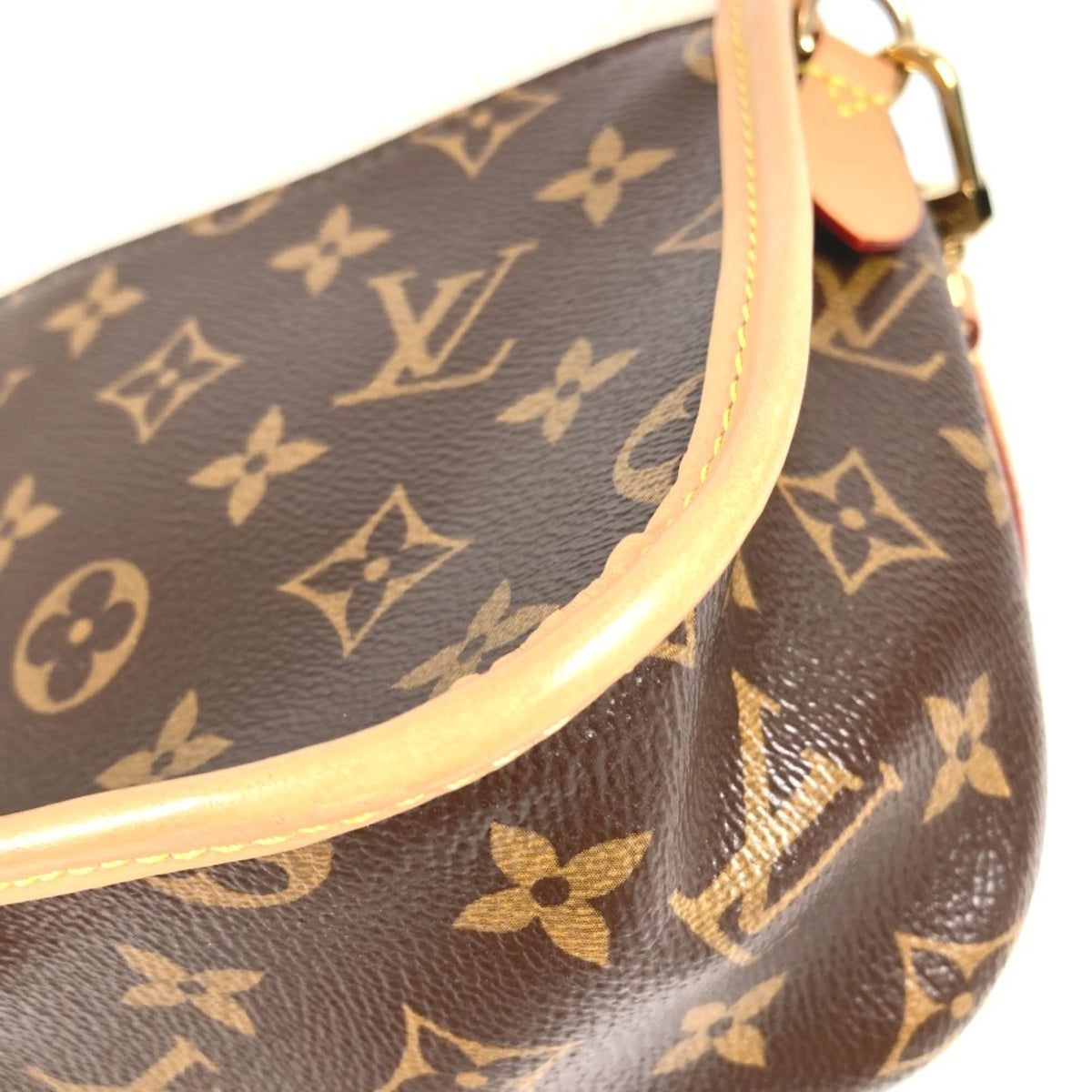 Louis Vuitton Brown Monogram Shoulder Bag Tote Bag (Pre-Owned)