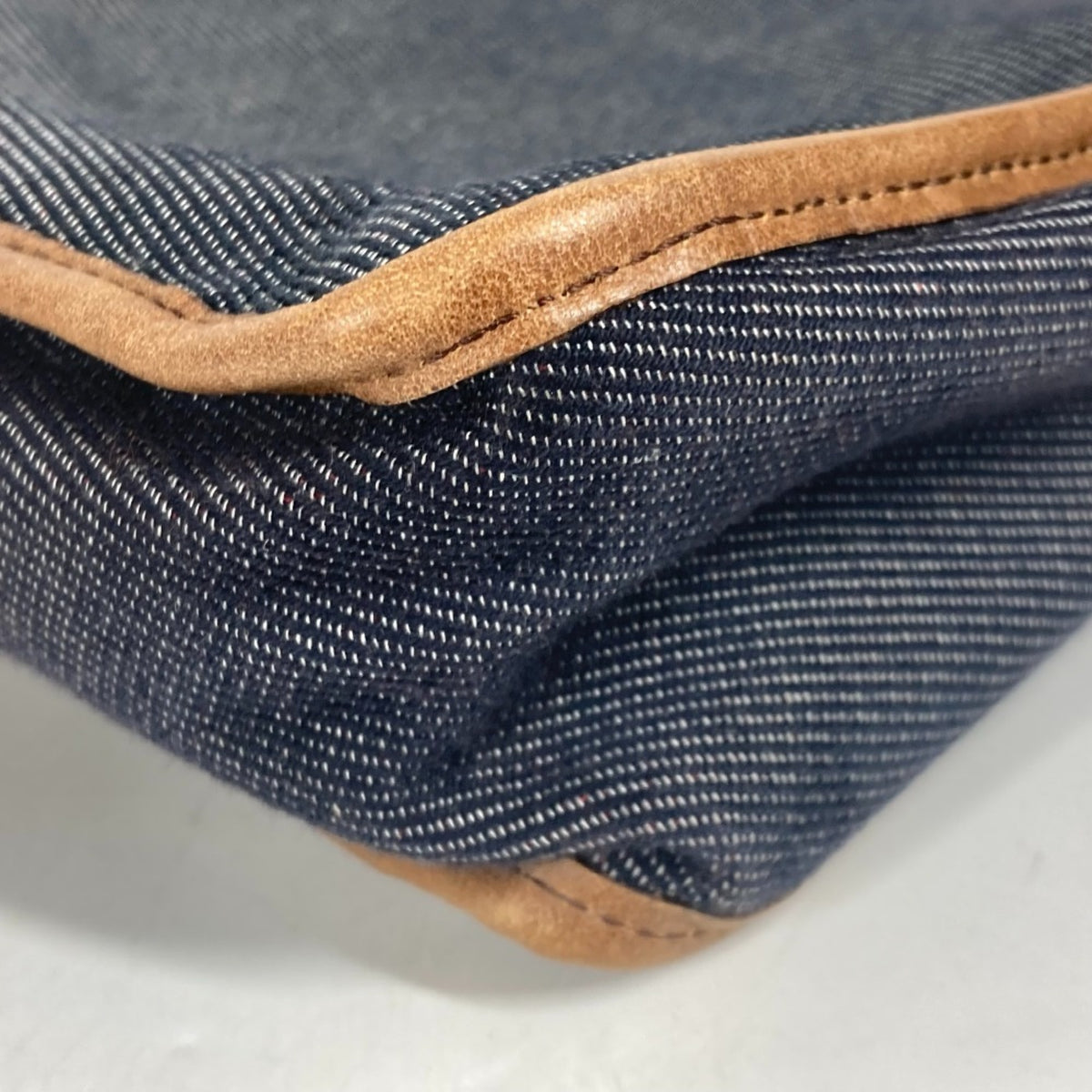 Fendi Blue Denim Pochette Shoulder Bag (Pre-Owned)