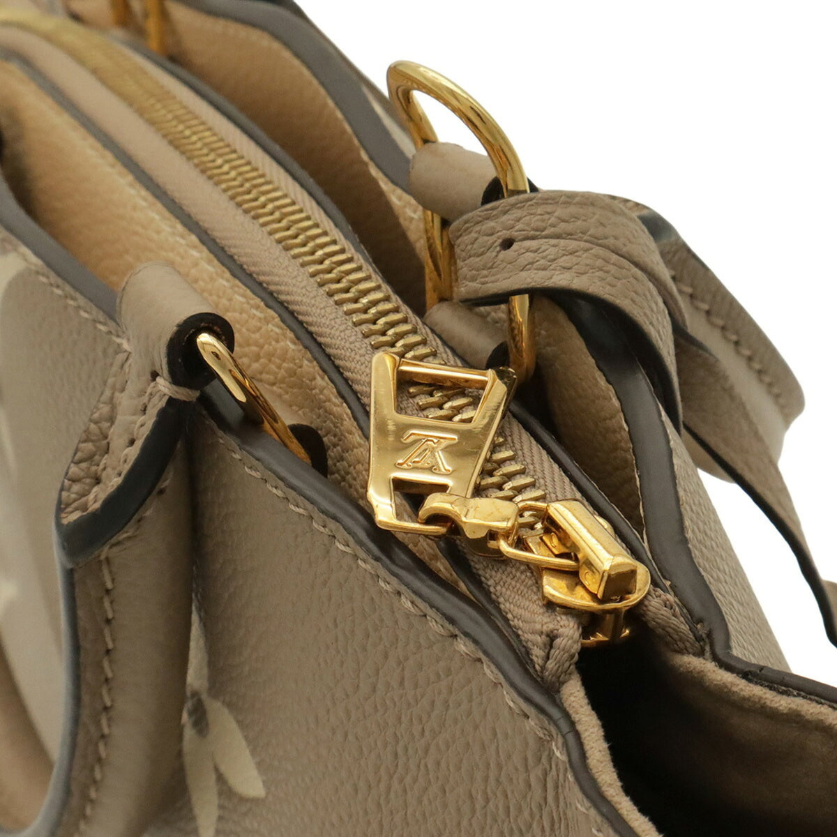 Louis Vuitton Beige Monogram Monogram Empreinte Handbag (Pre-Owned)