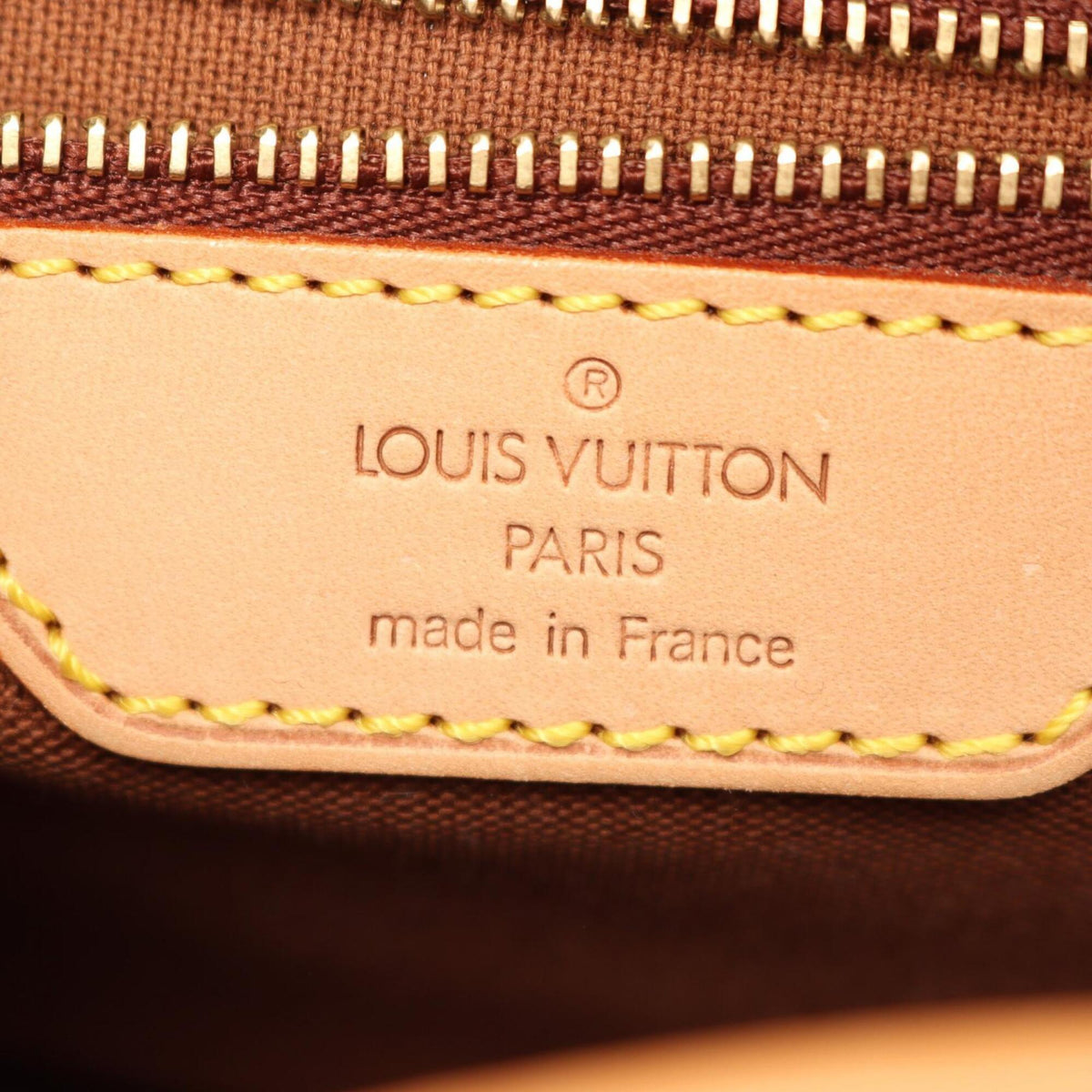 Louis Vuitton Brown Pvc Coated Canvas Leather Handbag Shoulder Bag (Pre-Owned)