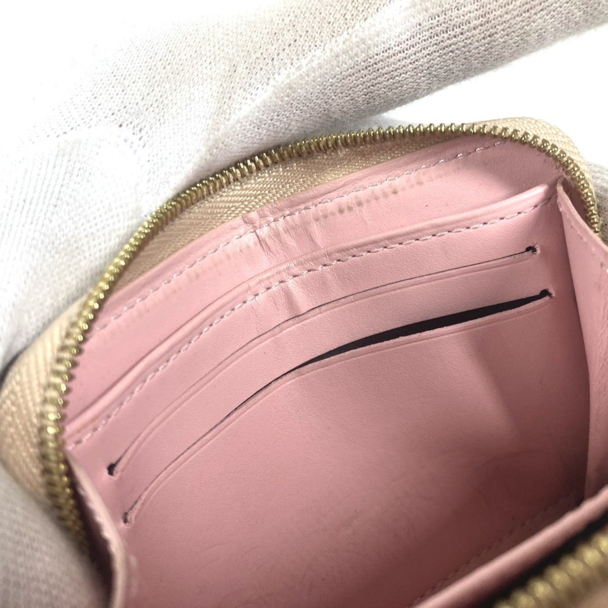 Louis Vuitton Beige Pink Vernis Long Wallet (Bi-Fold) (Pre-Owned)