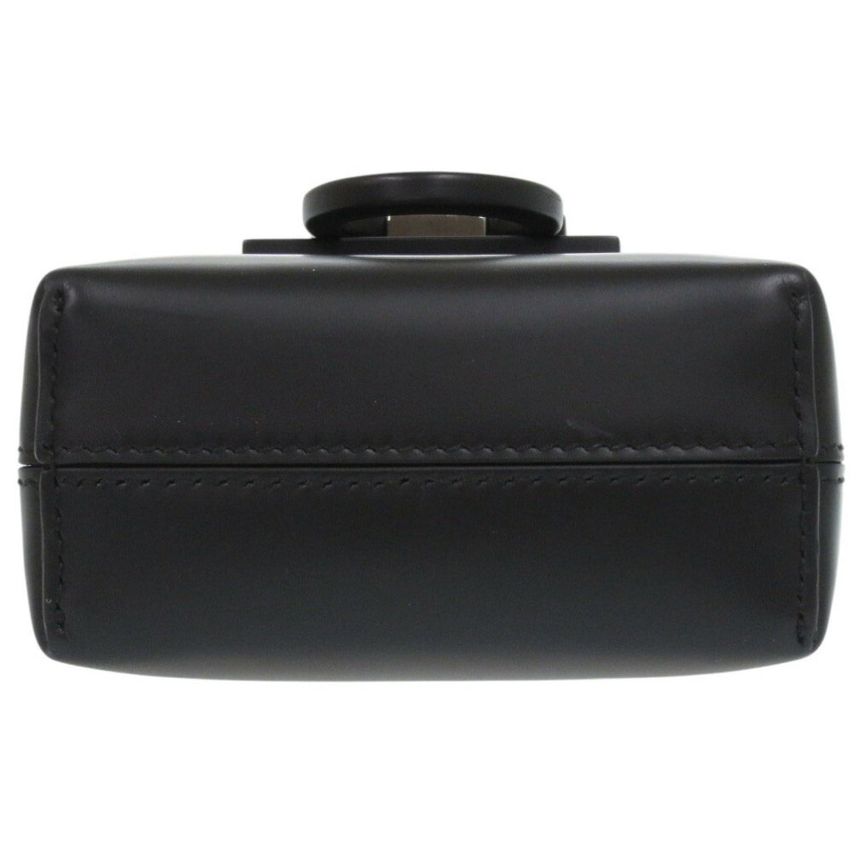 Salvatore Ferragamo Black Leather Handbag (Pre-Owned)