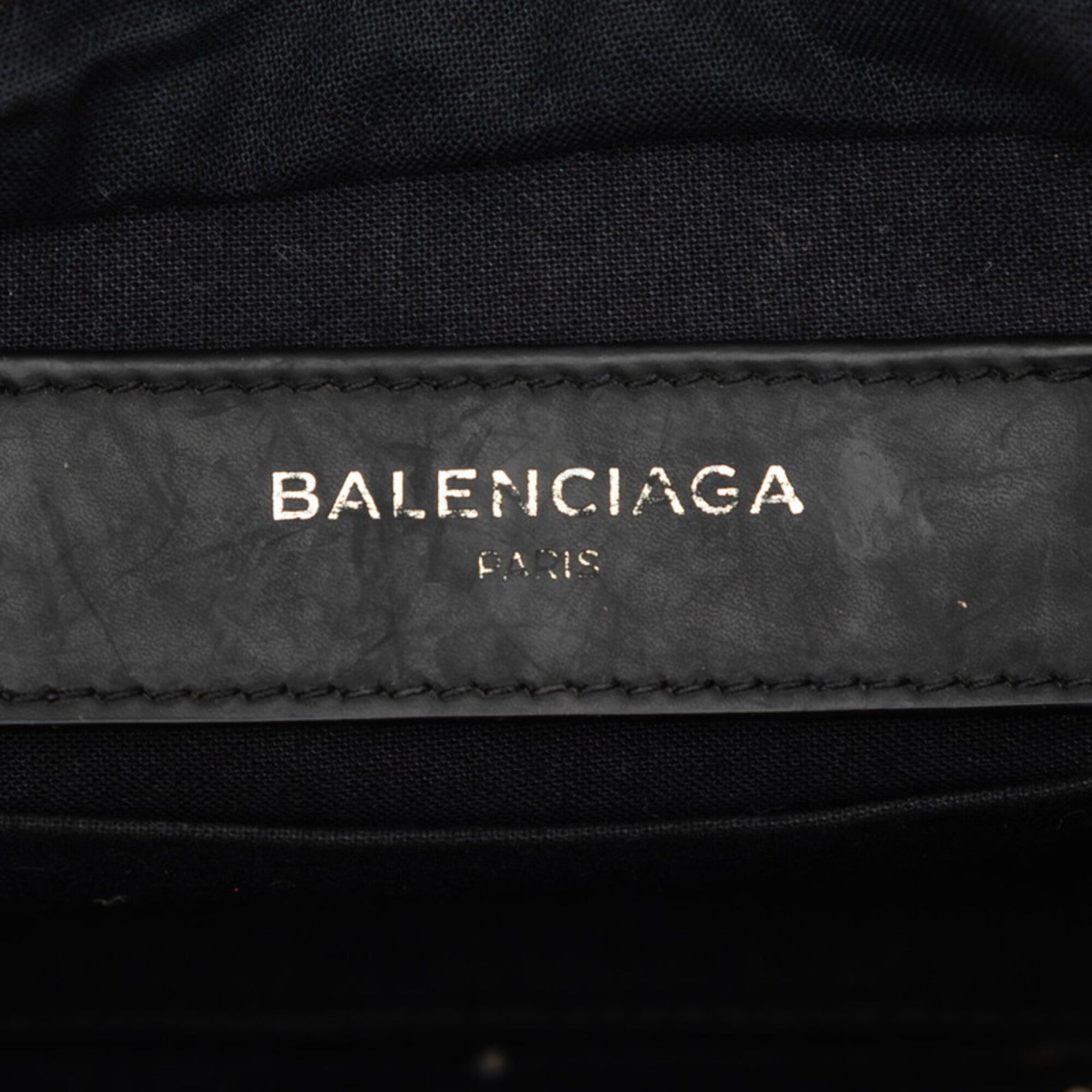 Balenciaga Black Canvas Leather Fanny Pack (Pre-Owned)