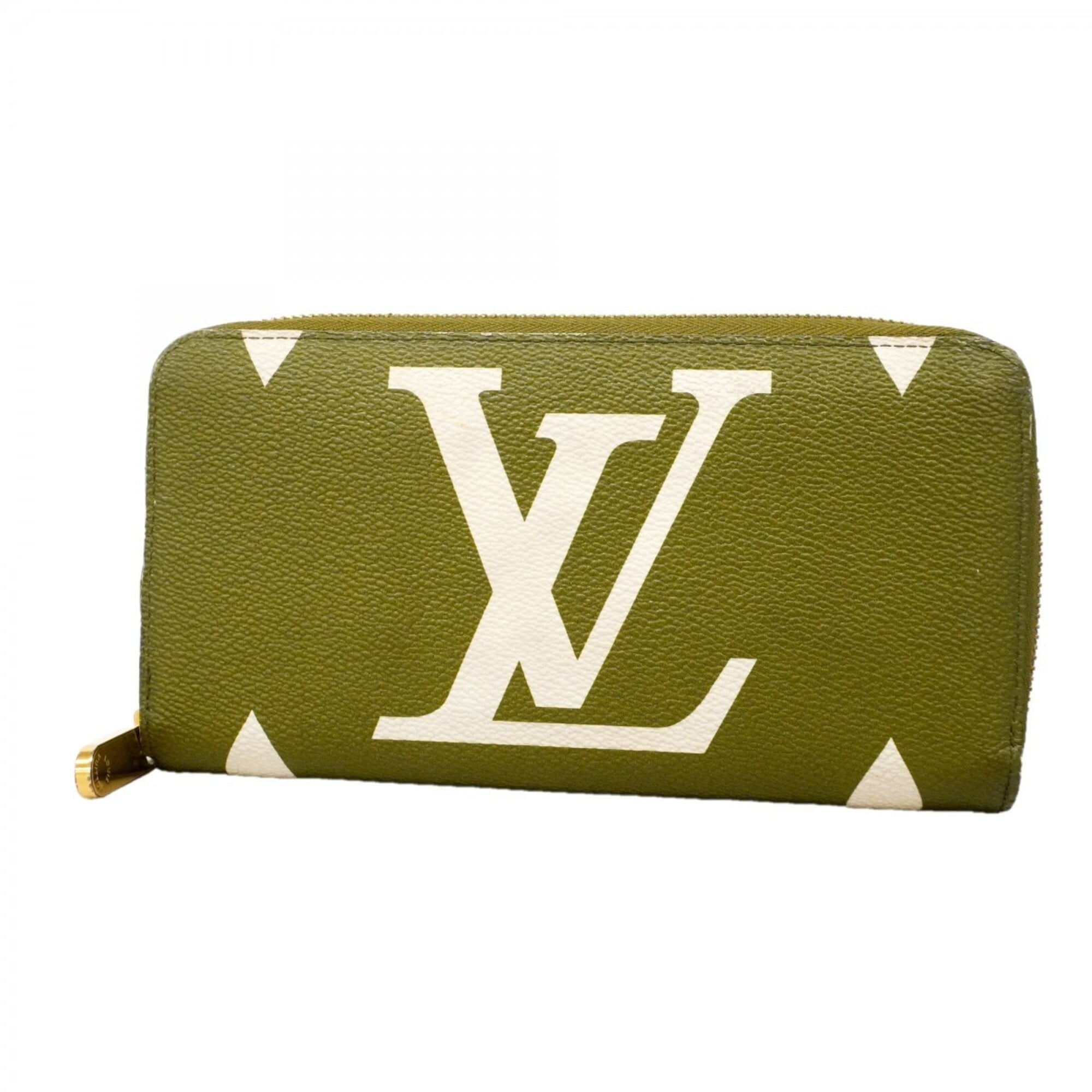 Louis Vuitton Khaki Long Wallet (Bi-Fold) (Pre-Owned)