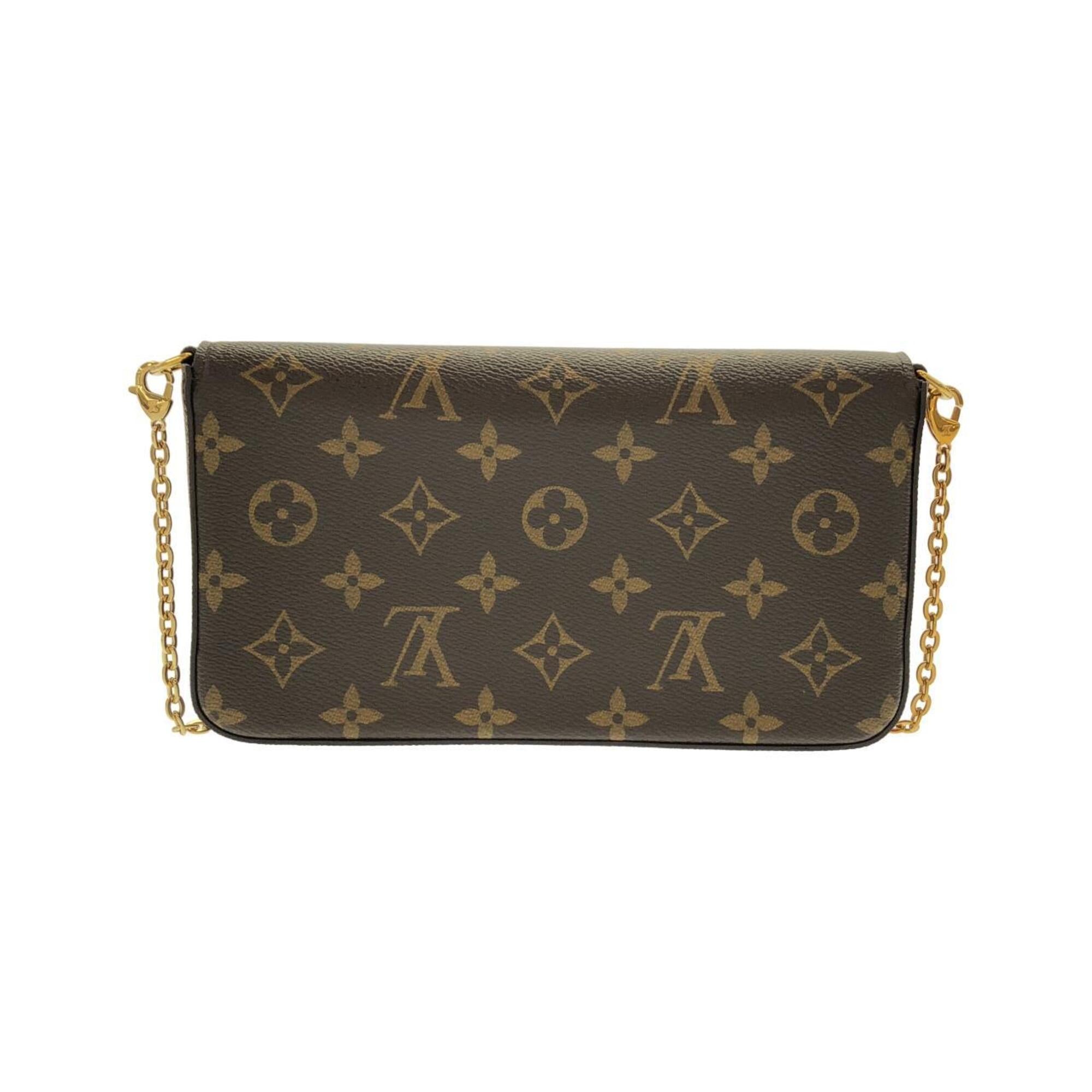 Louis Vuitton Marron Monogram Monogram Pochette Shoulder Bag (Pre-Owned)