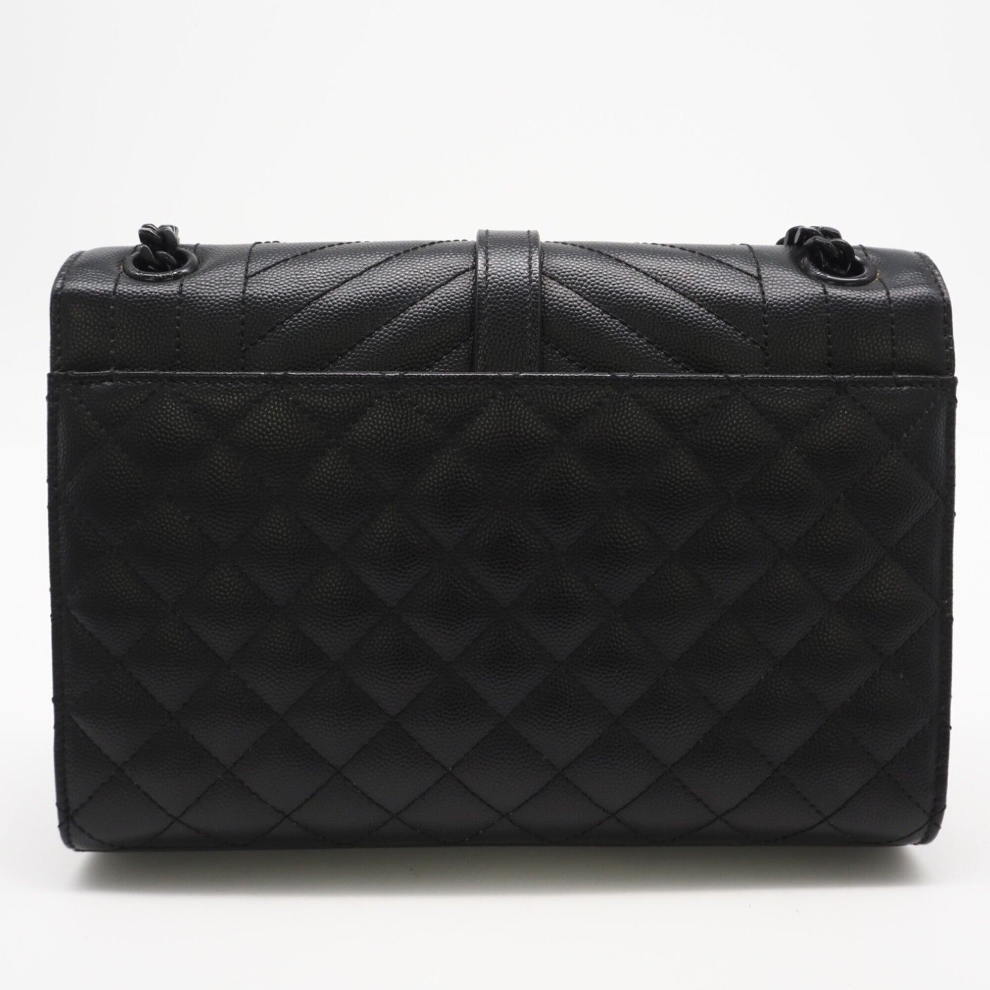 Yves Saint Laurent Black Leather Shoulder Bag (Pre-Owned)