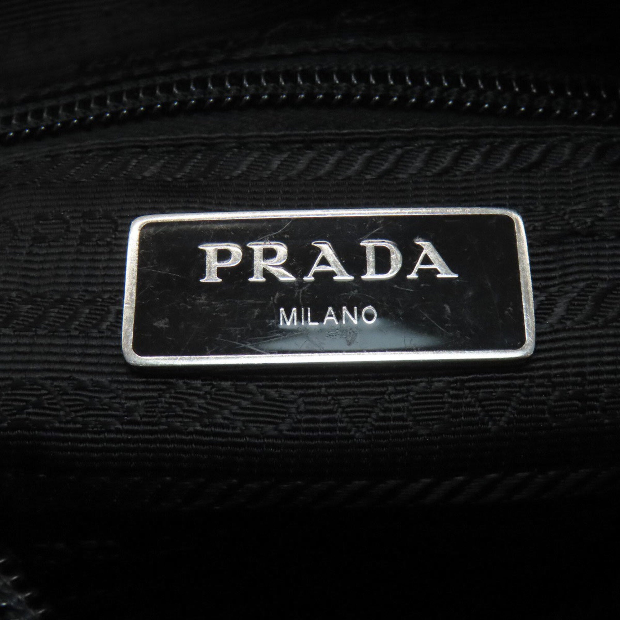 Prada Black Nylon Shoulder Bag (Pre-Owned)