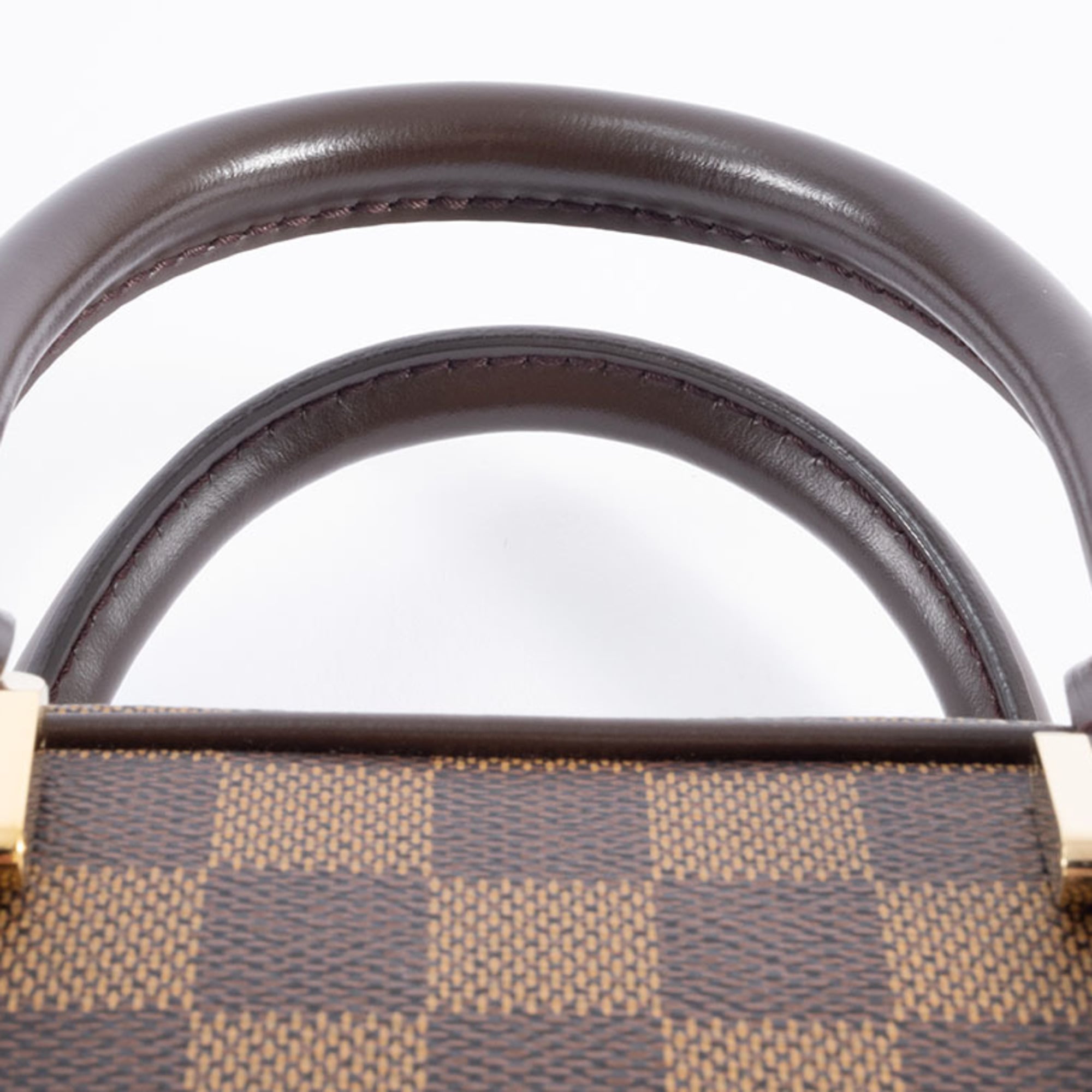 Louis Vuitton Damier Damier Canvas Ebene Handbag (Pre-Owned)