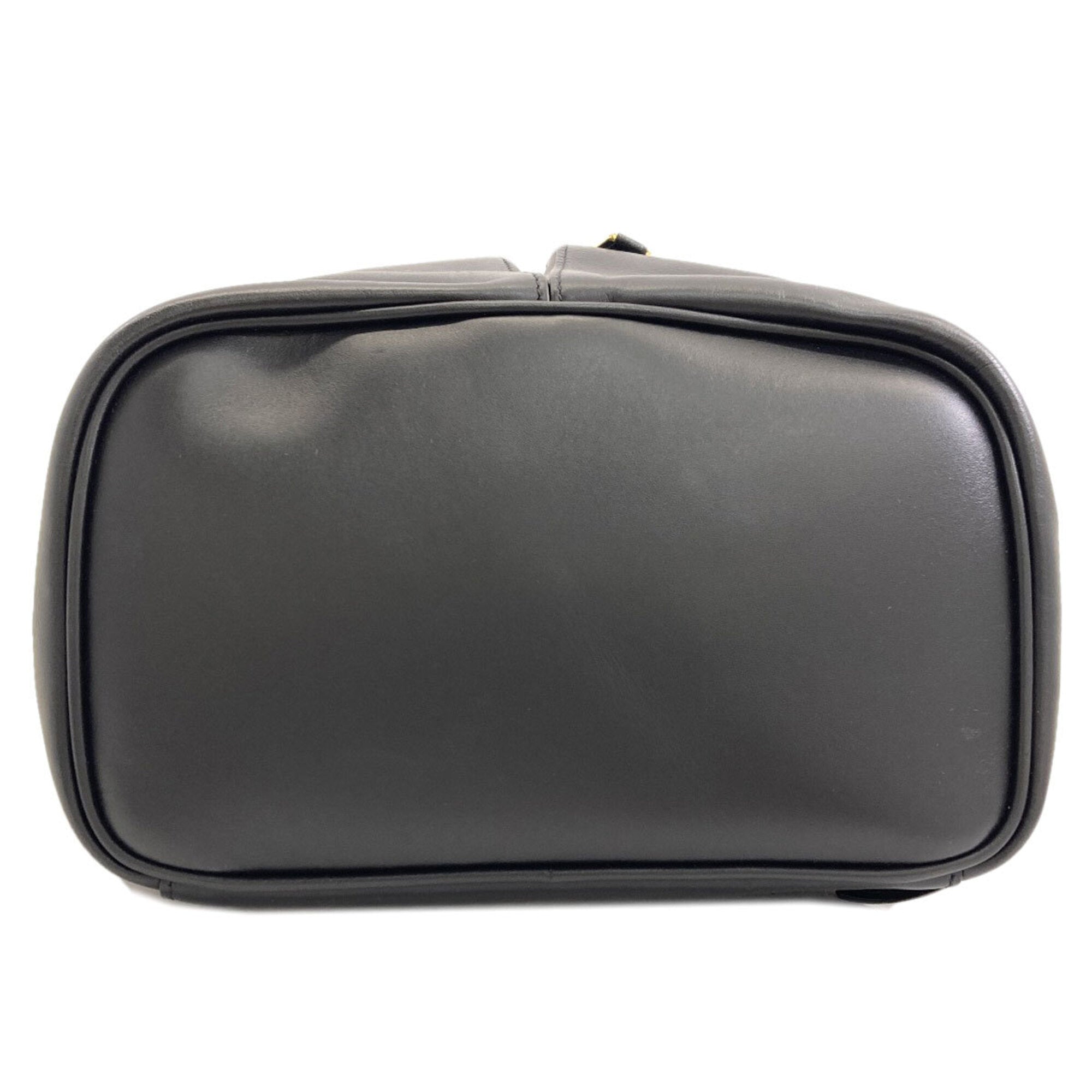 Salvatore Ferragamo Black Leather Backpack (Pre-Owned)