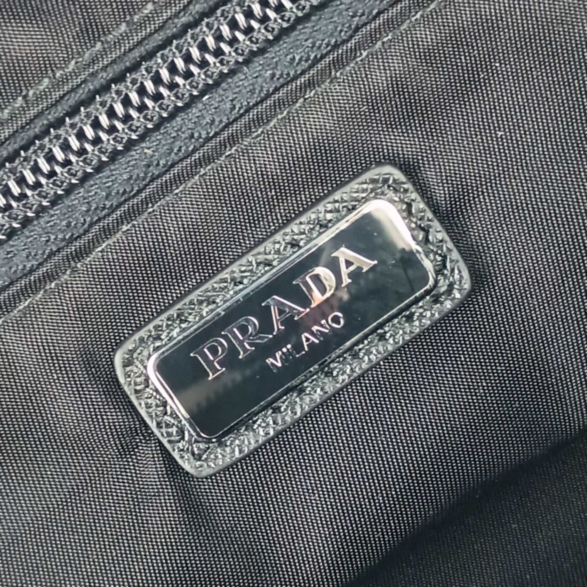 Prada Black Nylon Clutch Bag (Pre-Owned)