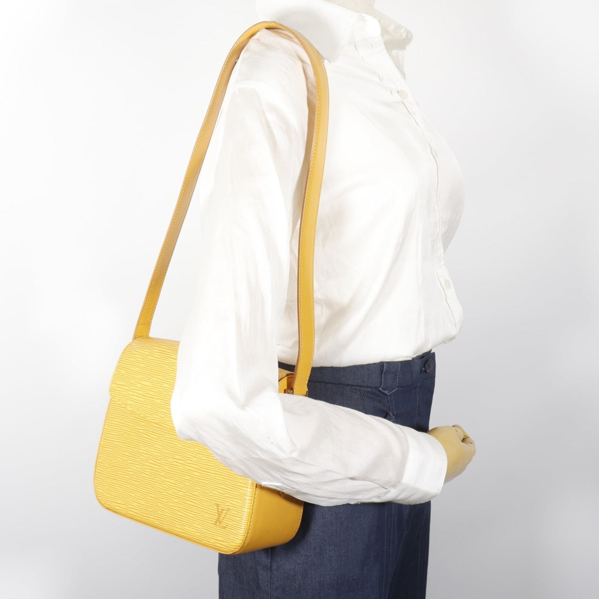 Louis Vuitton Yellow Epi Leather Shoulder Bag (Pre-Owned)