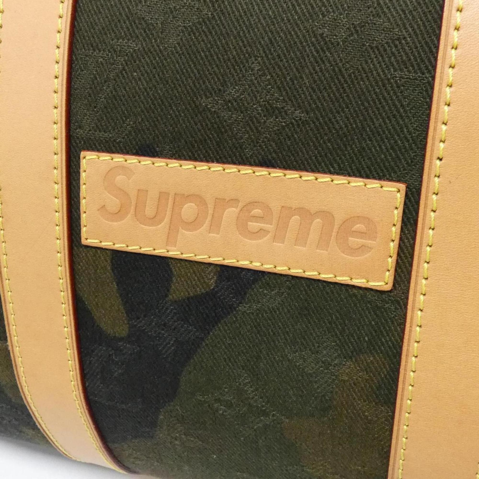 Louis Vuitton Camouflage Green Canvas Boston Bag (Pre-Owned)