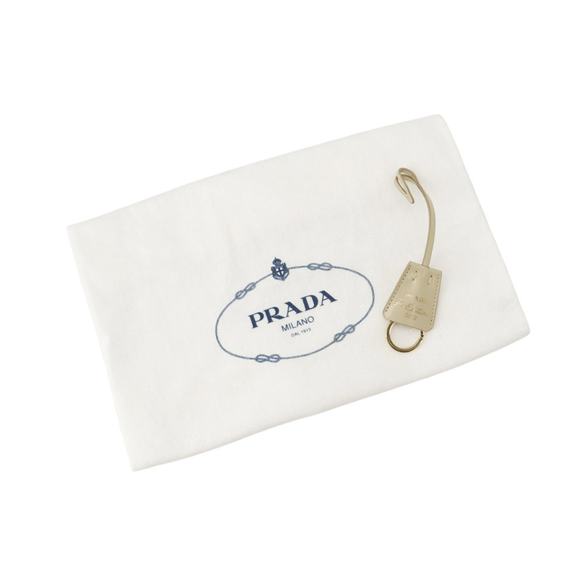 Prada Beige Nylon Leather Shoulder Bag (Pre-Owned)