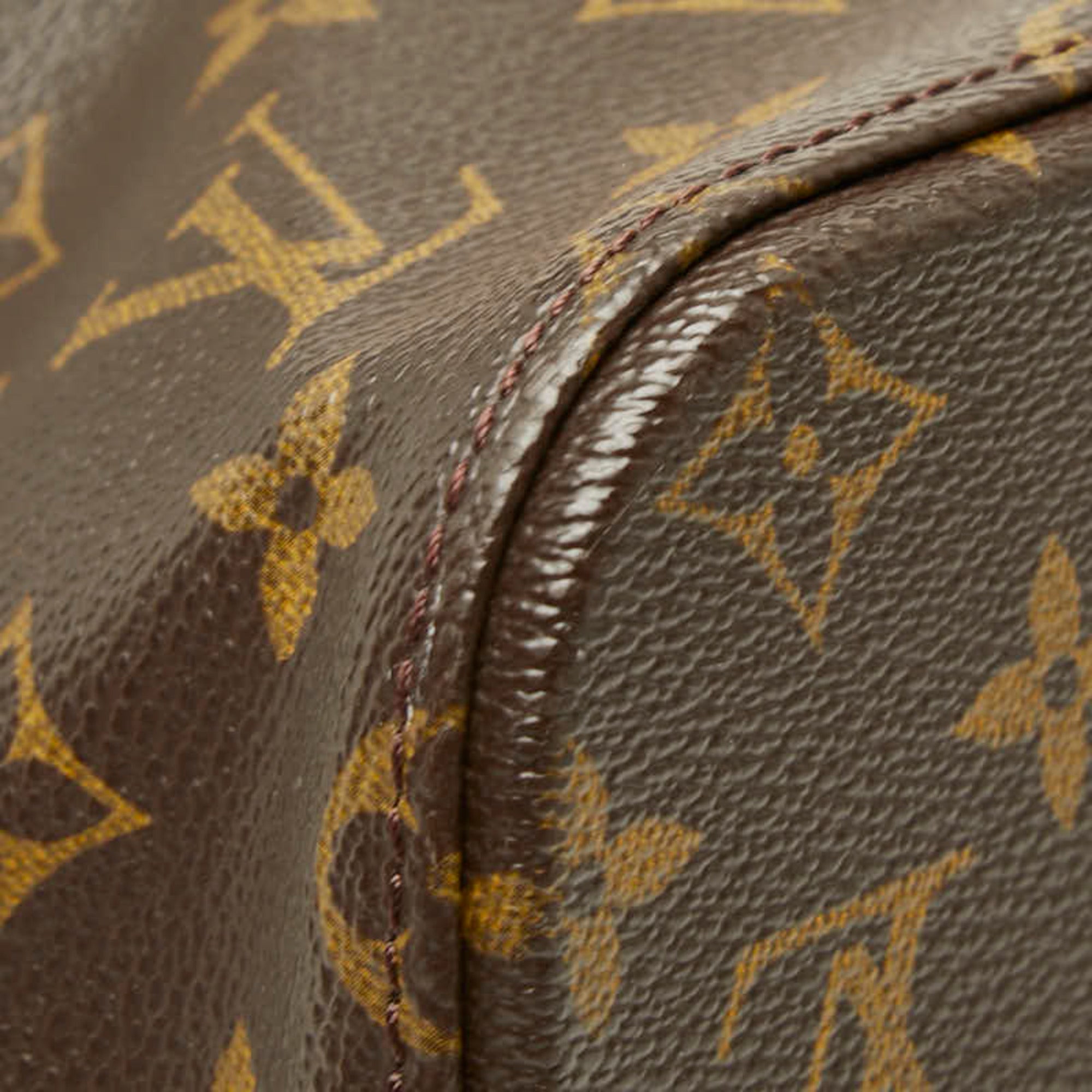 Louis Vuitton Brown Pvc Leather Tote Bag (Pre-Owned)