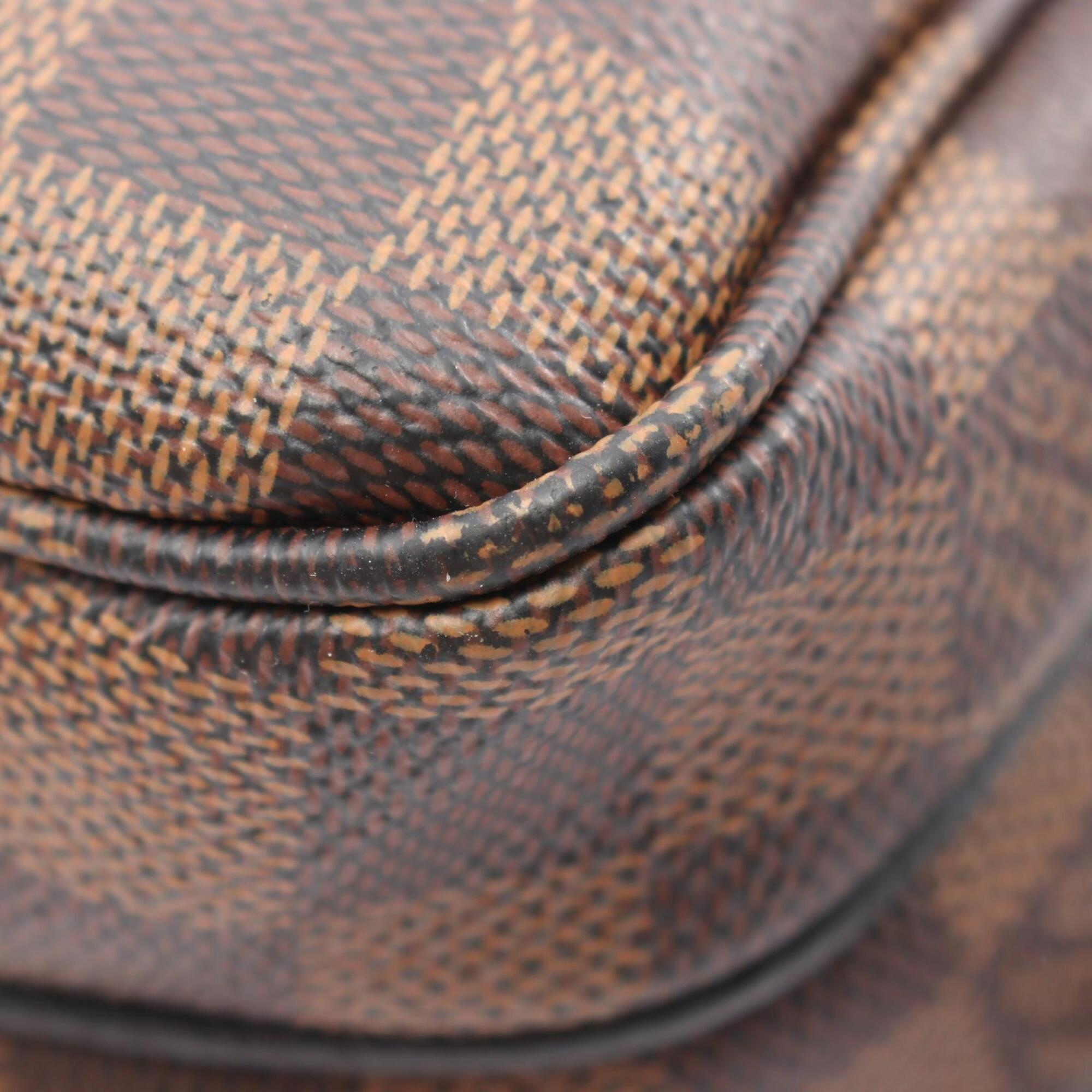 Louis Vuitton Black Brown Damier Canvas Noir Coated Canvas Handbag Shoulder Bag (Pre-Owned)