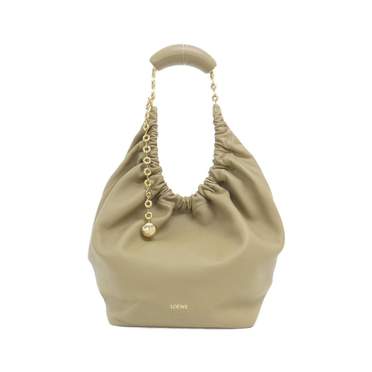 Loewe Green Leather Handbag (Pre-Owned)
