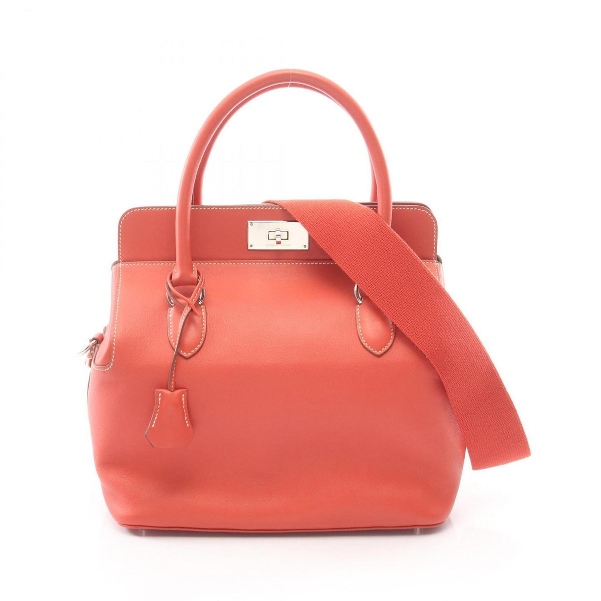 Hermes Pink Swift Leather Handbag (Pre-Owned)