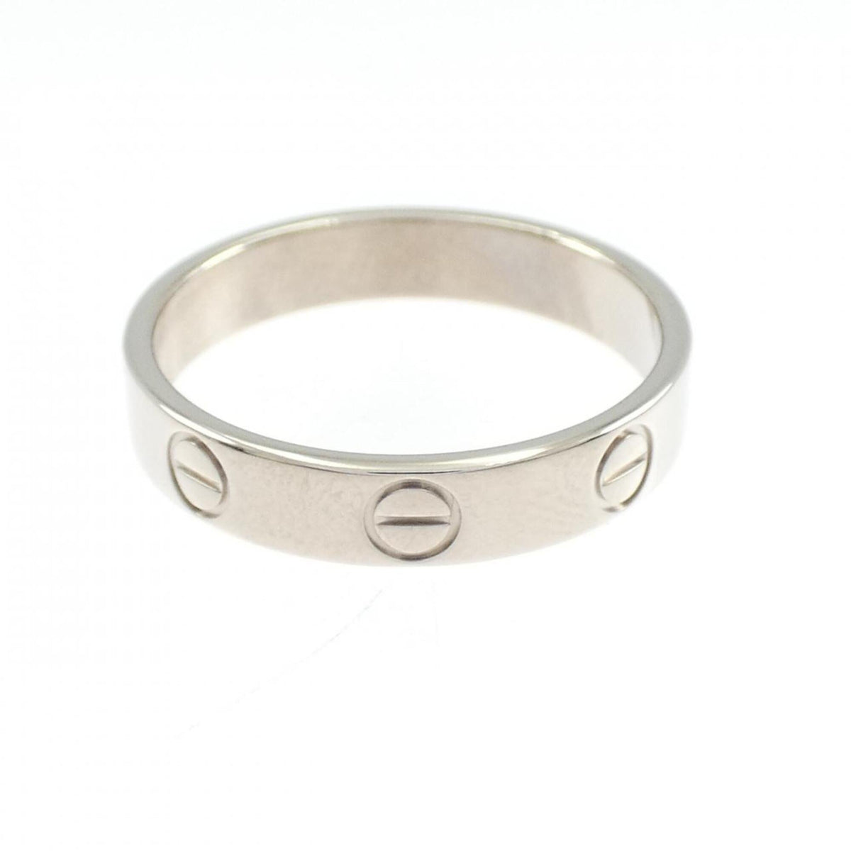 Cartier White Gold White Gold (18K) Band Ring (Pre-Owned)